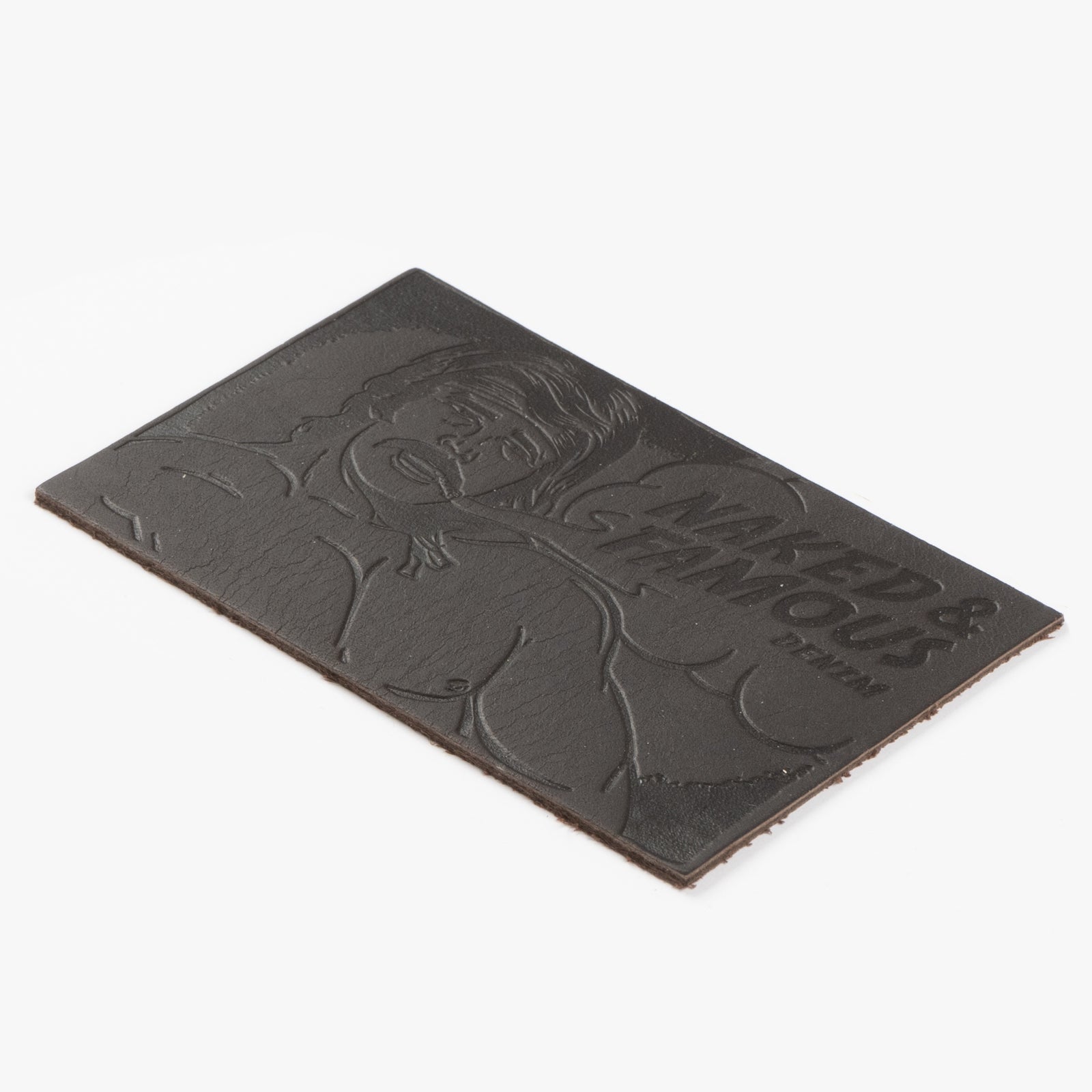 Brute Leather Patch - Dark Brown by Naked & Famous Denim