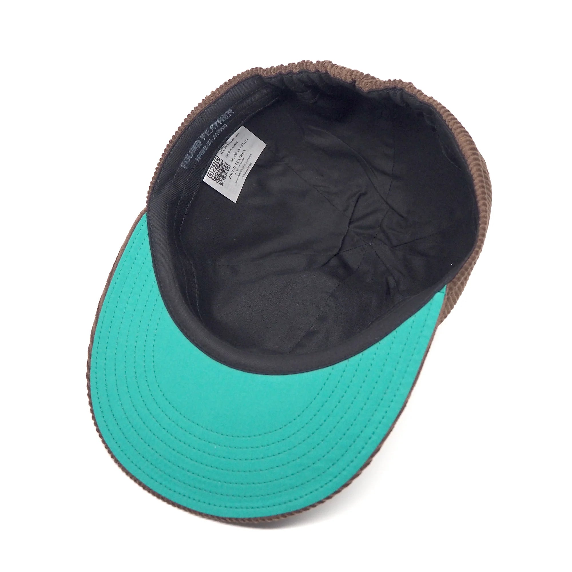 Classic 6 Panel Cap 8W Corduroy - Brown by Found Feather