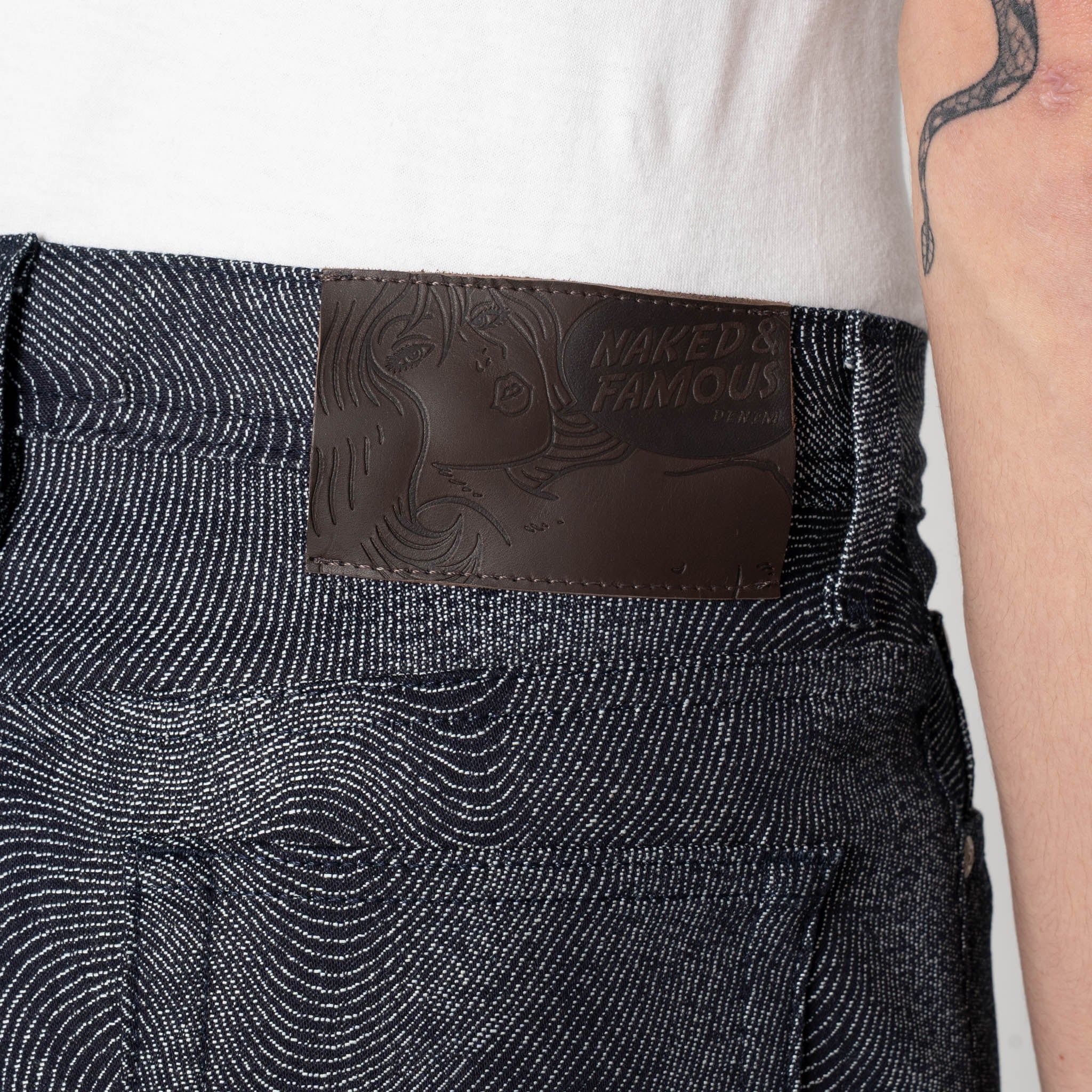 Weird Guy - Fingerprint Denim - Indigo by Naked & Famous Denim