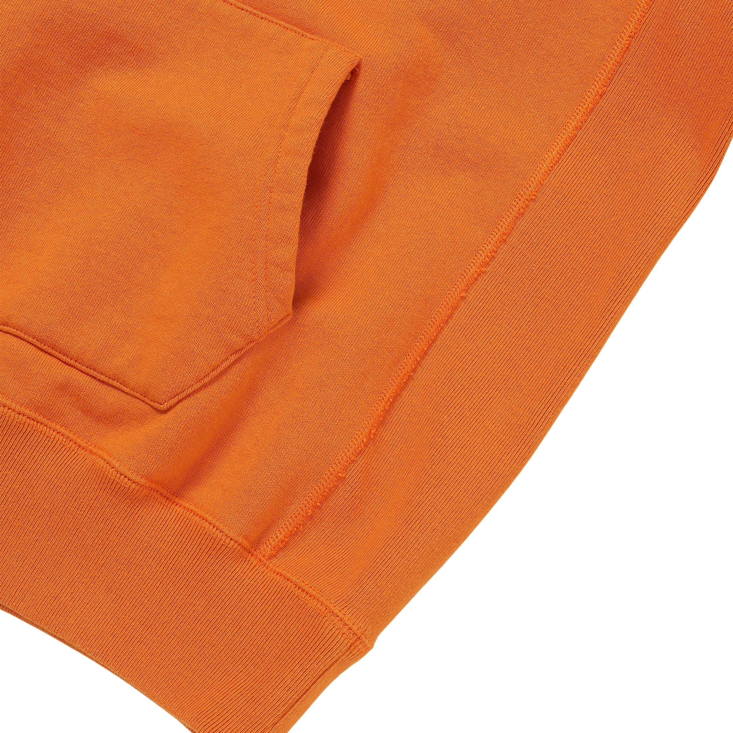 Pullover Hoodie - Super Looper French Terry - Orange by Wonder Looper