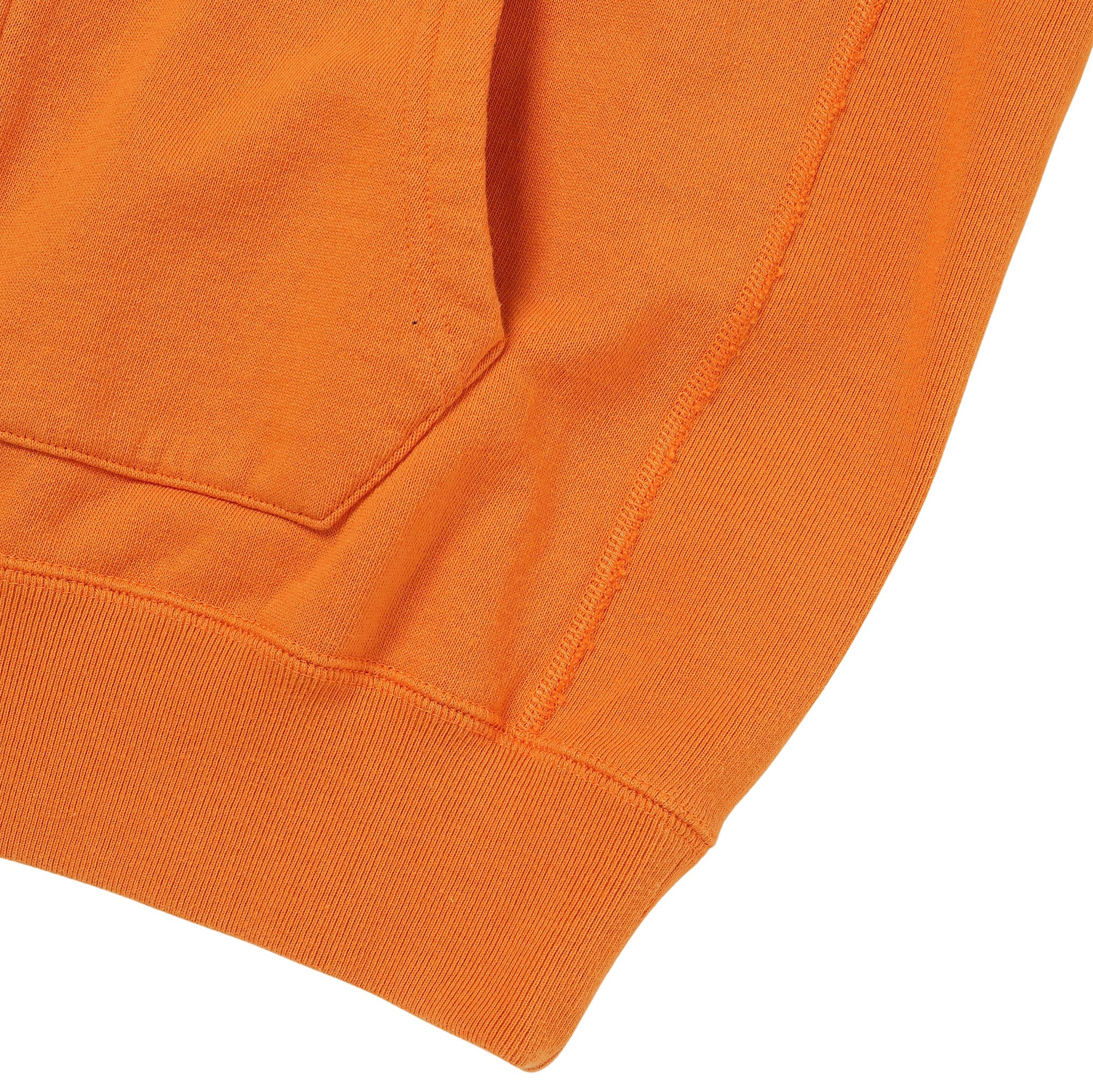 Zip Hoodie - Super Looper French Terry - Orange by Wonder Looper