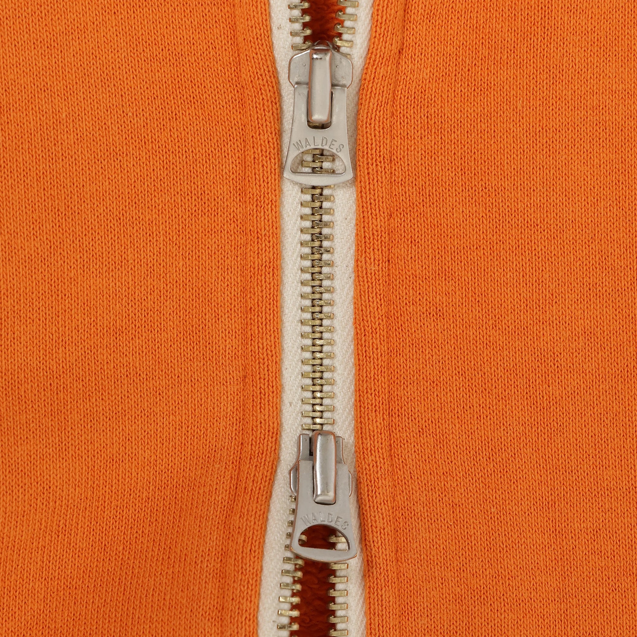 Zip Hoodie - Super Looper French Terry - Orange by Wonder Looper