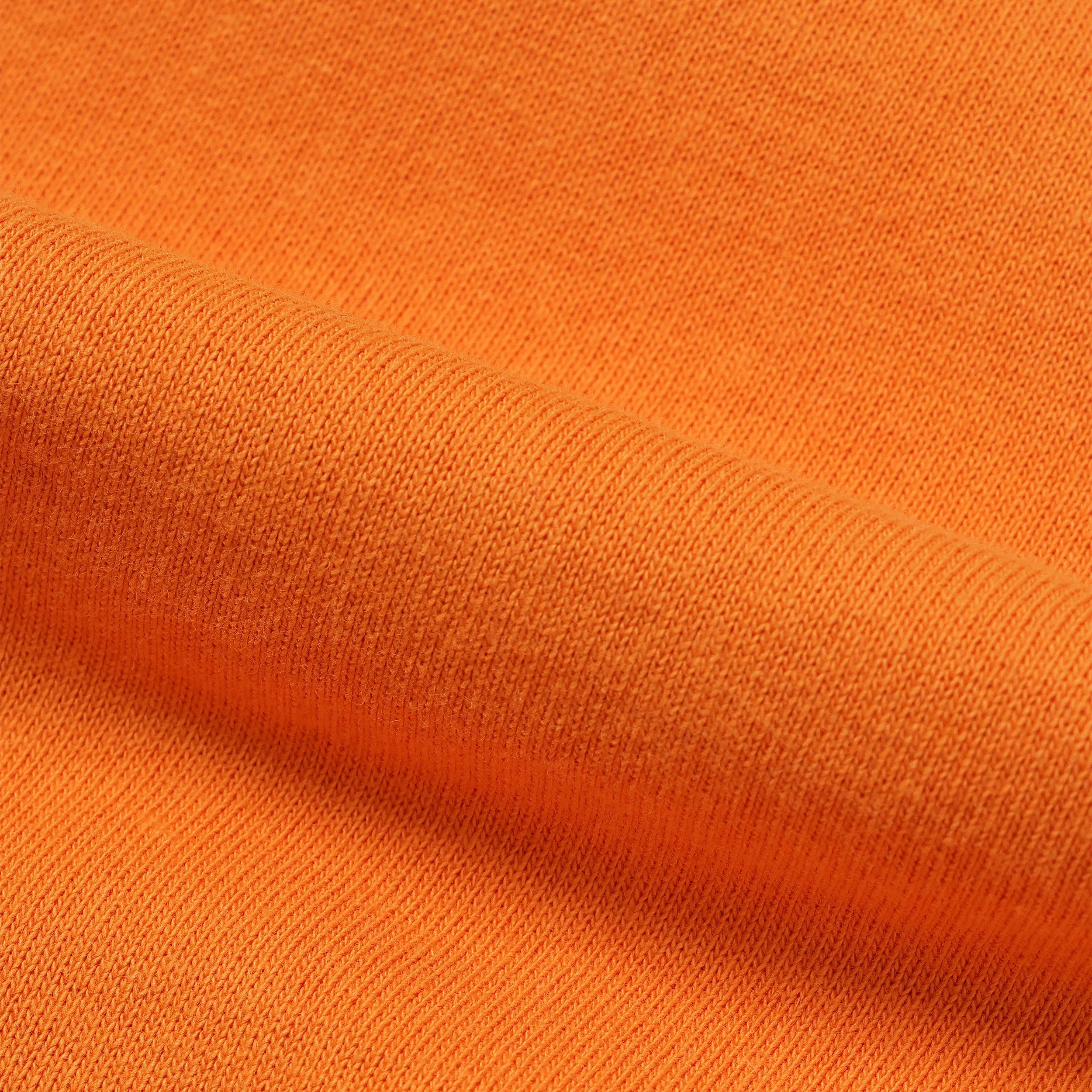 Pullover Hoodie - Super Looper French Terry - Orange by Wonder Looper