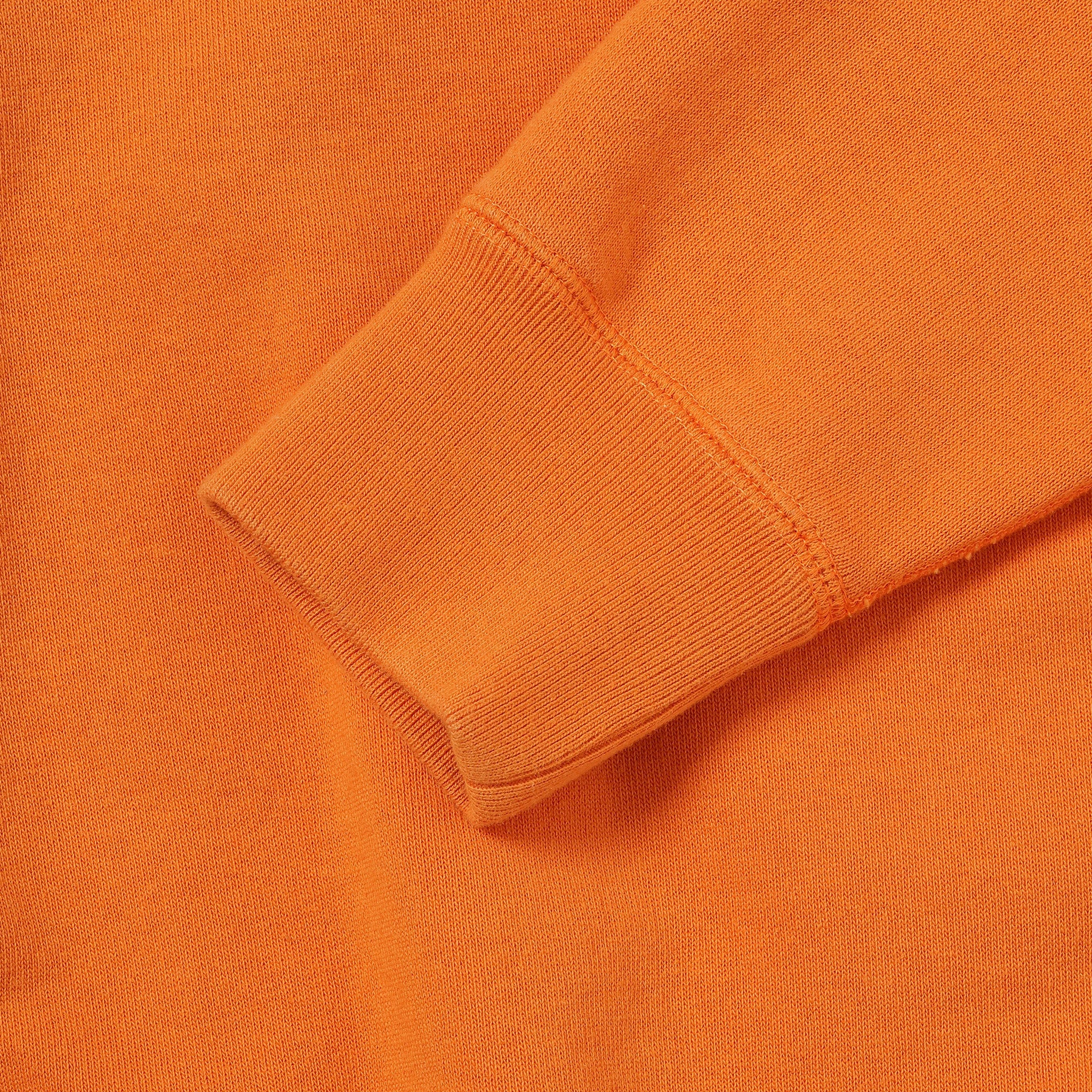 Zip Hoodie - Super Looper French Terry - Orange by Wonder Looper