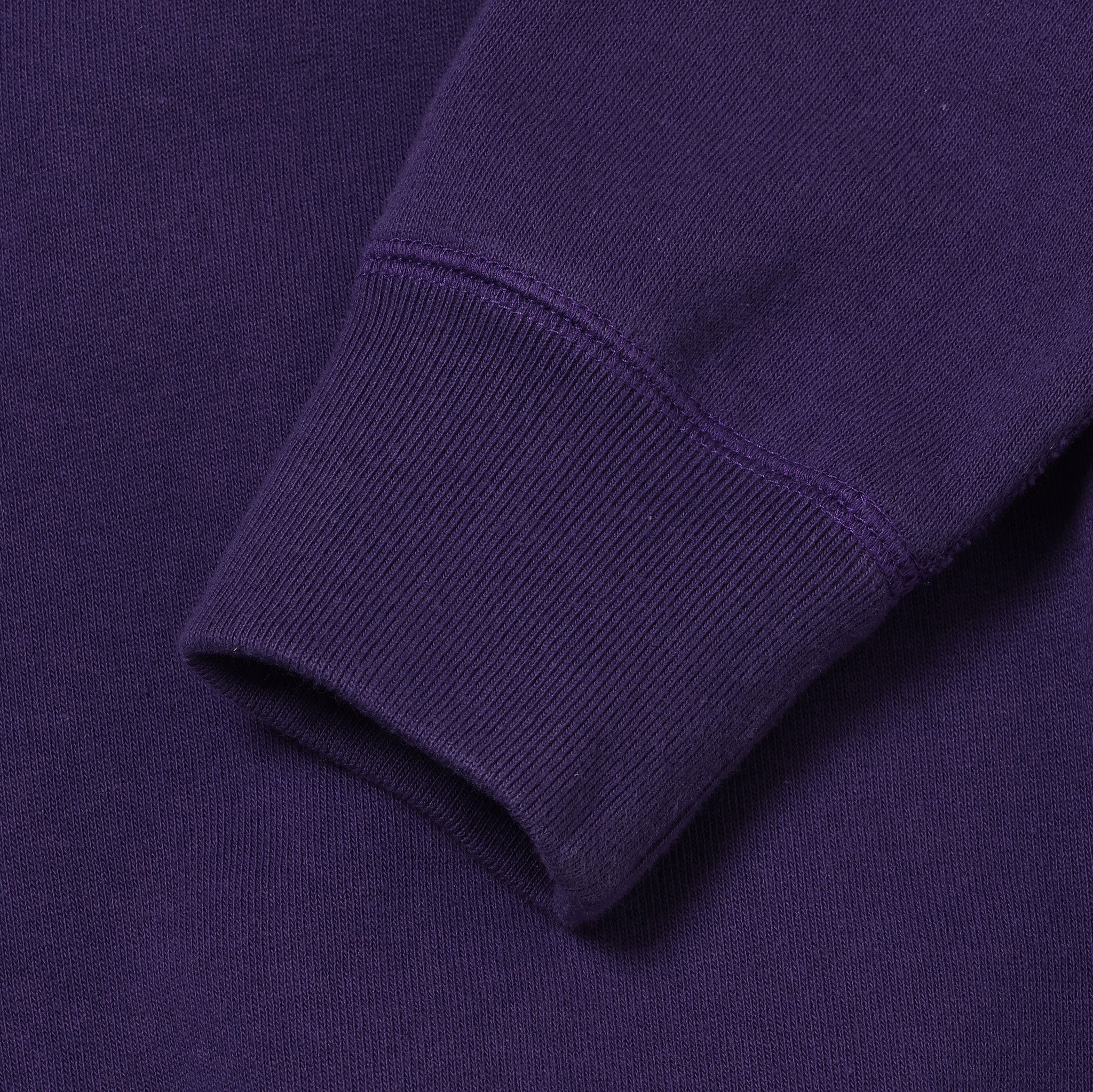 Zip Hoodie - Super Looper French Terry - Purple by Wonder Looper