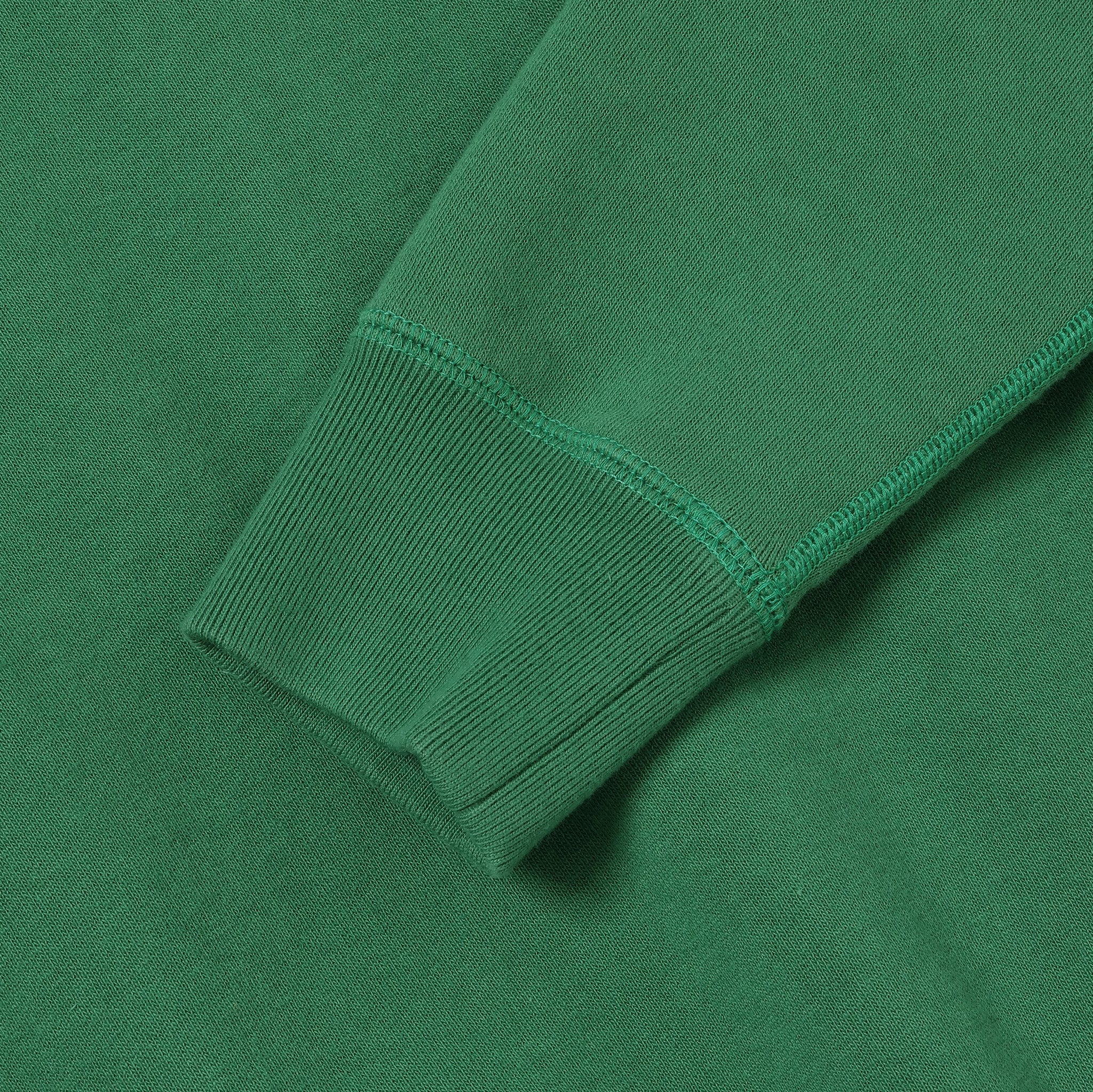 Zip Hoodie - Super Looper French Terry - Varsity Green by Wonder Looper