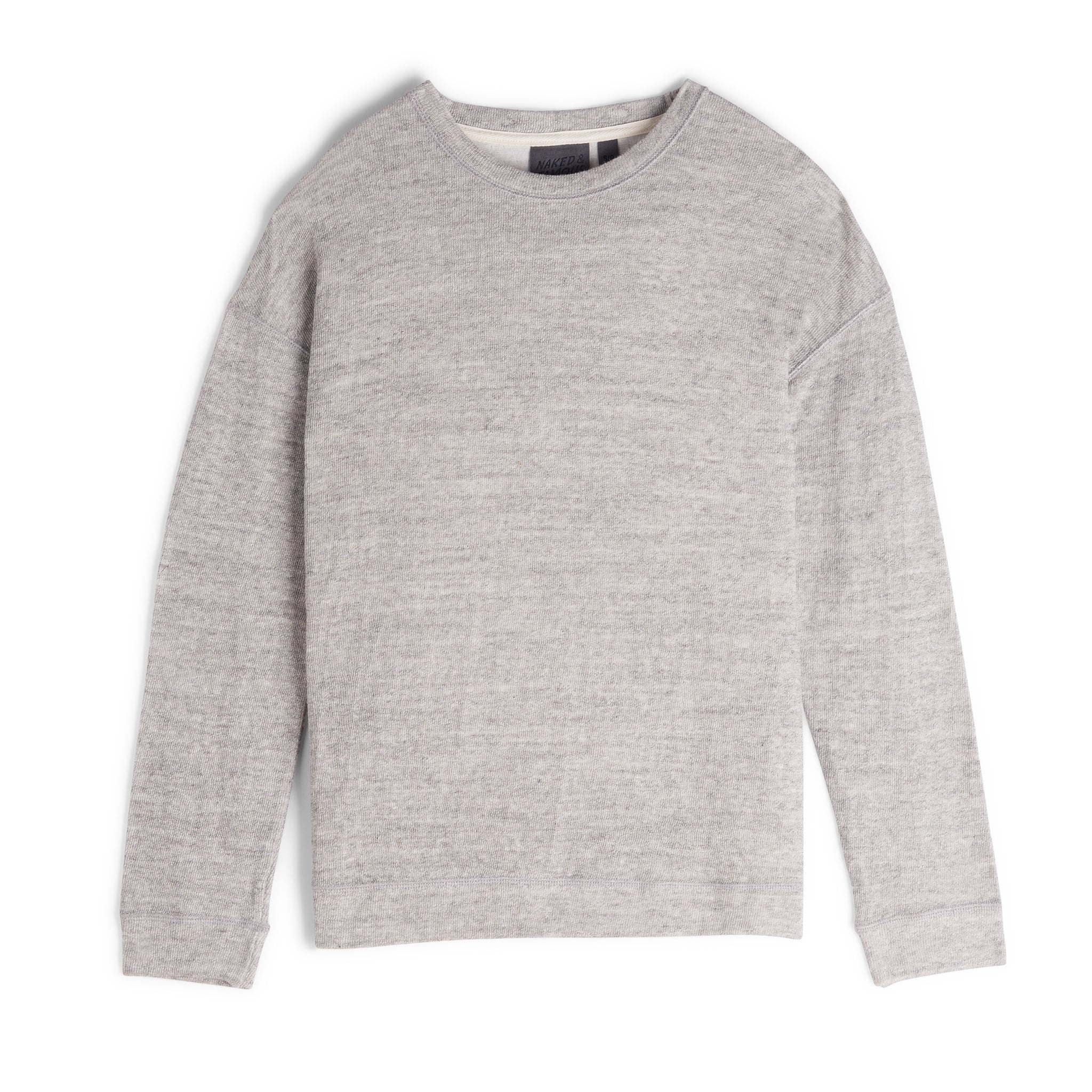 Weekend Crew - Vintage Doubleface - Grey by Naked & Famous Denim