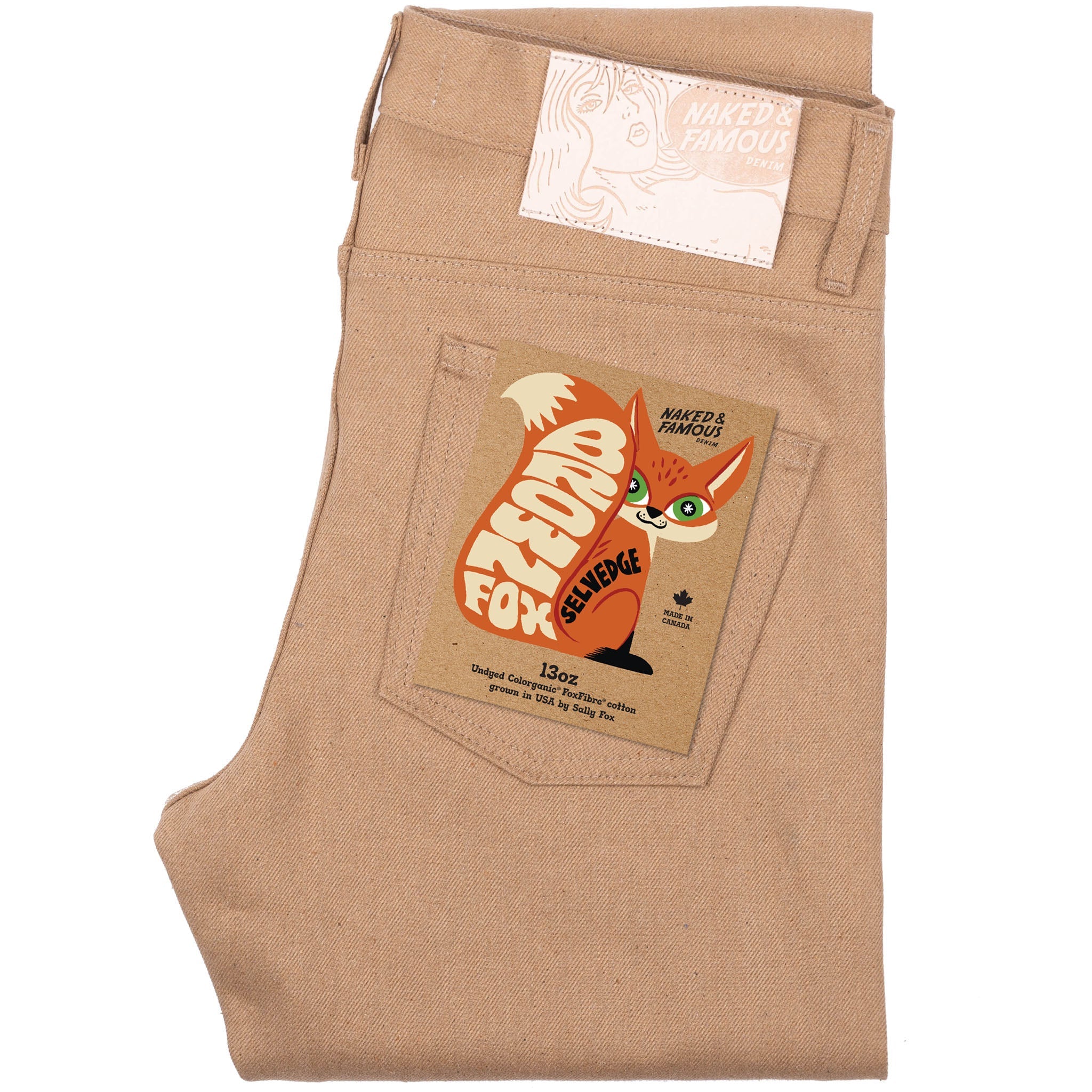 Super Guy - Brown Fox Selvedge - Brown by Naked & Famous Denim
