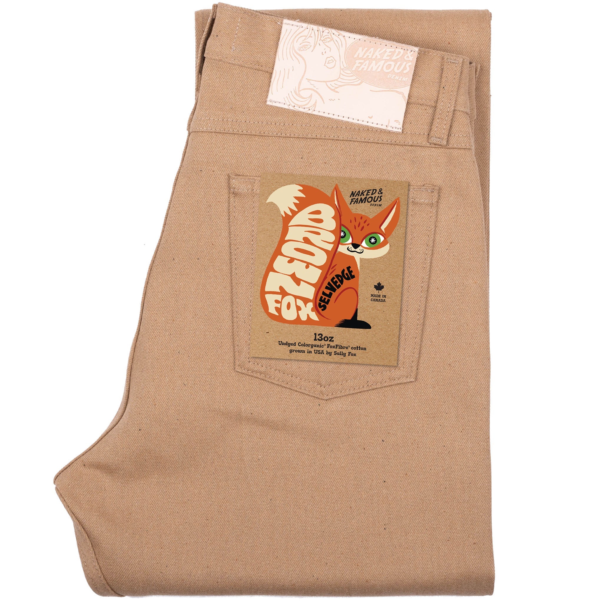 True Guy - Brown Fox Selvedge - Brown by Naked & Famous Denim