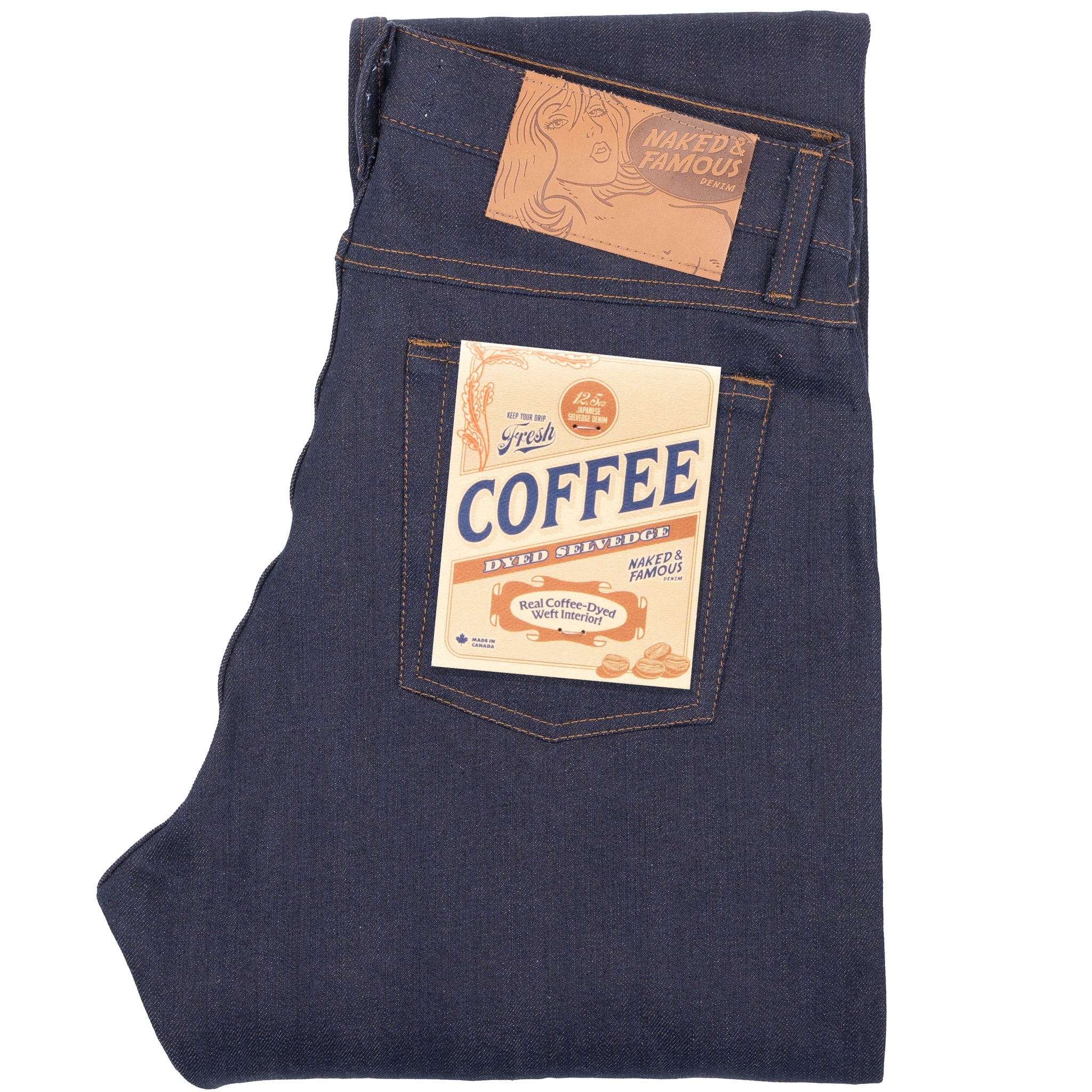Easy Guy - Coffee Dye Selvedge - Indigo by Naked & Famous Denim
