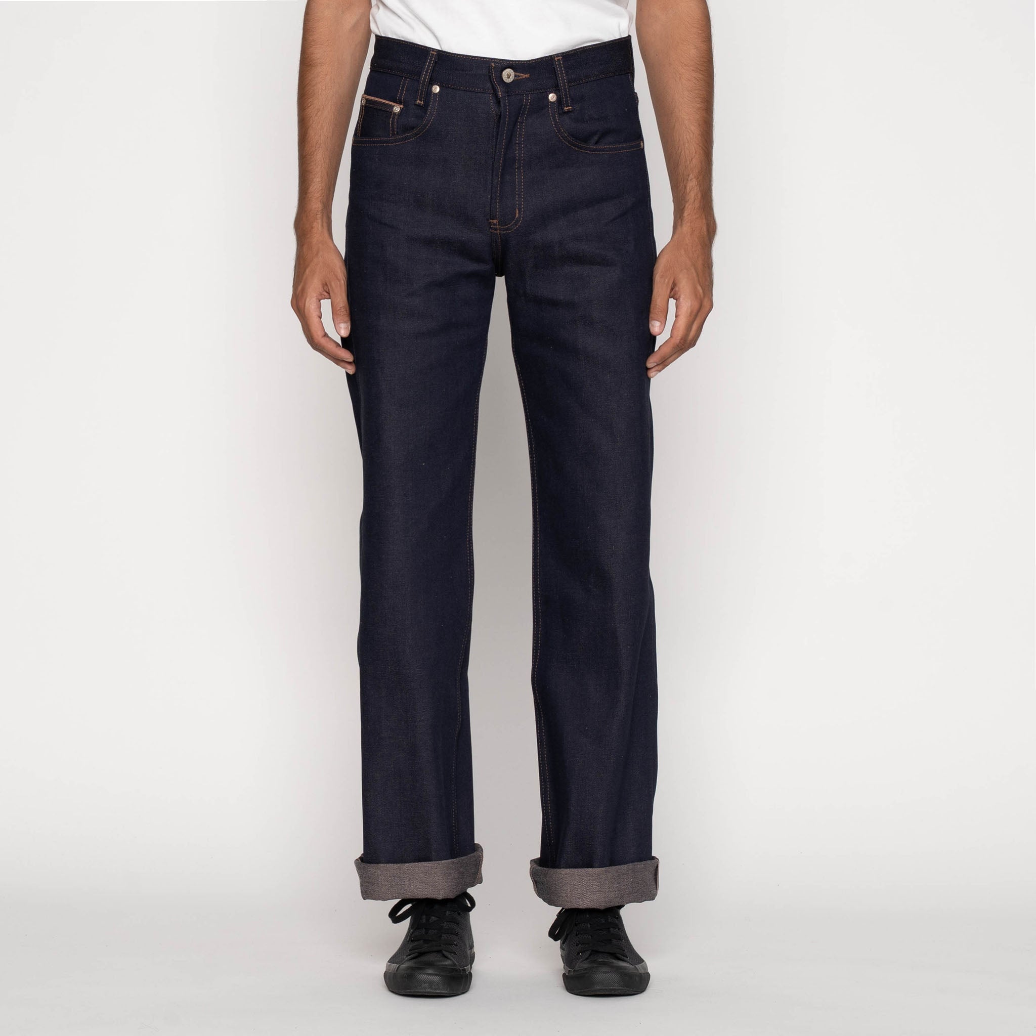 Strong Guy - Coffee Dye Selvedge - Indigo by Naked & Famous Denim