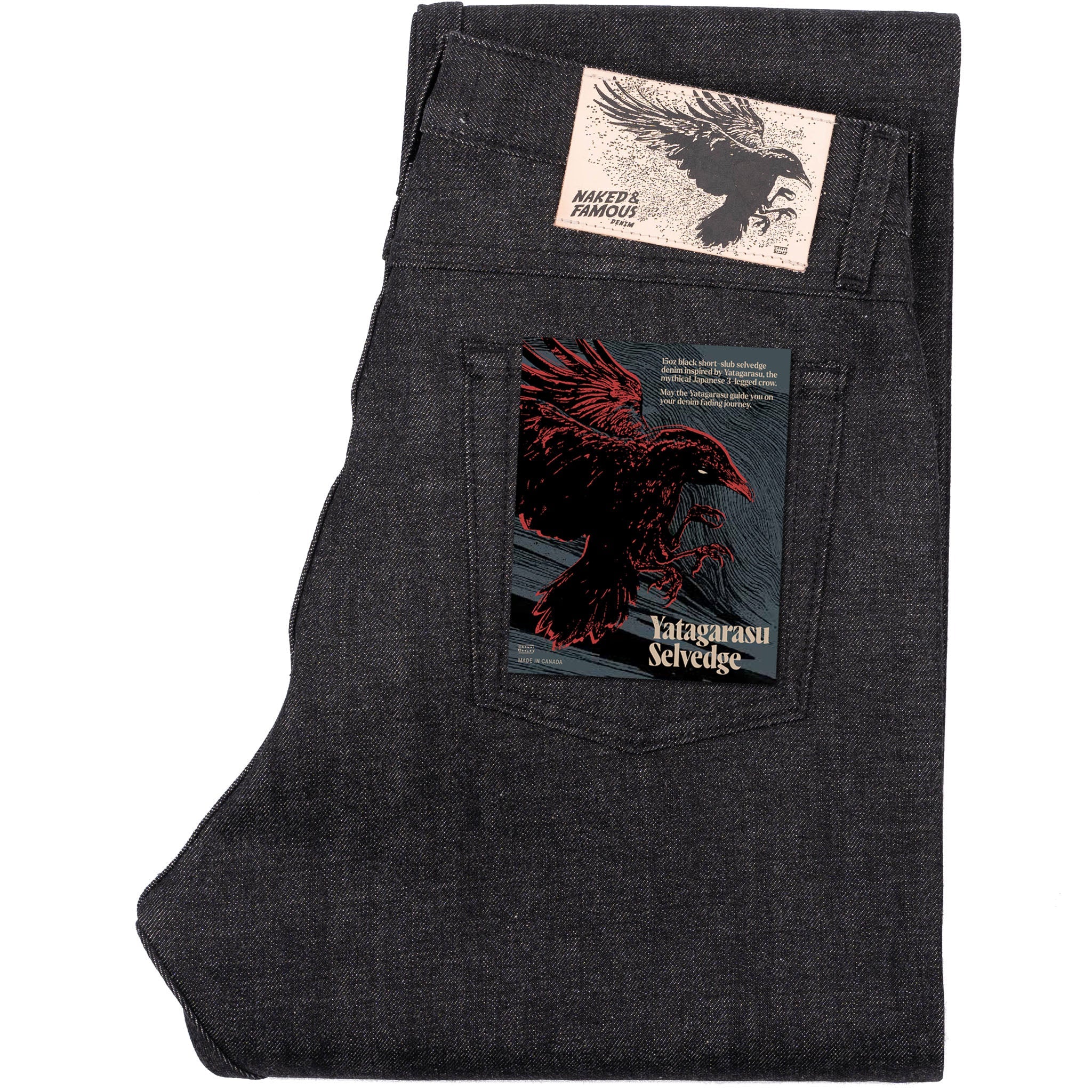 Strong Guy - Yatagarasu Selvedge - Black by Naked & Famous Denim