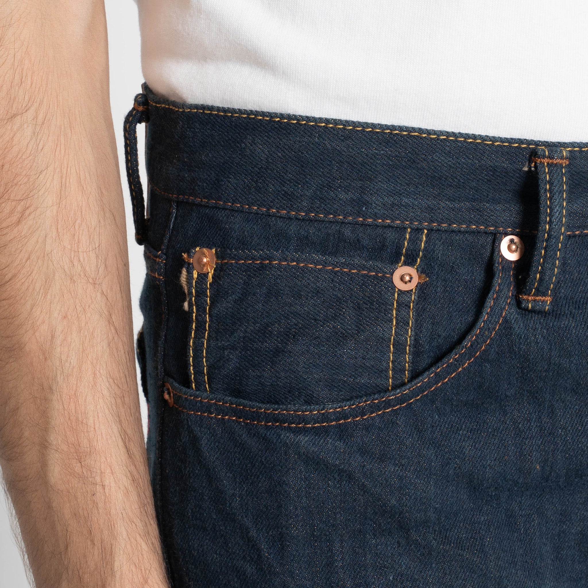 Weird Guy - MIJ17 - Chairo no Kitsune - Indigo by Naked & Famous Denim