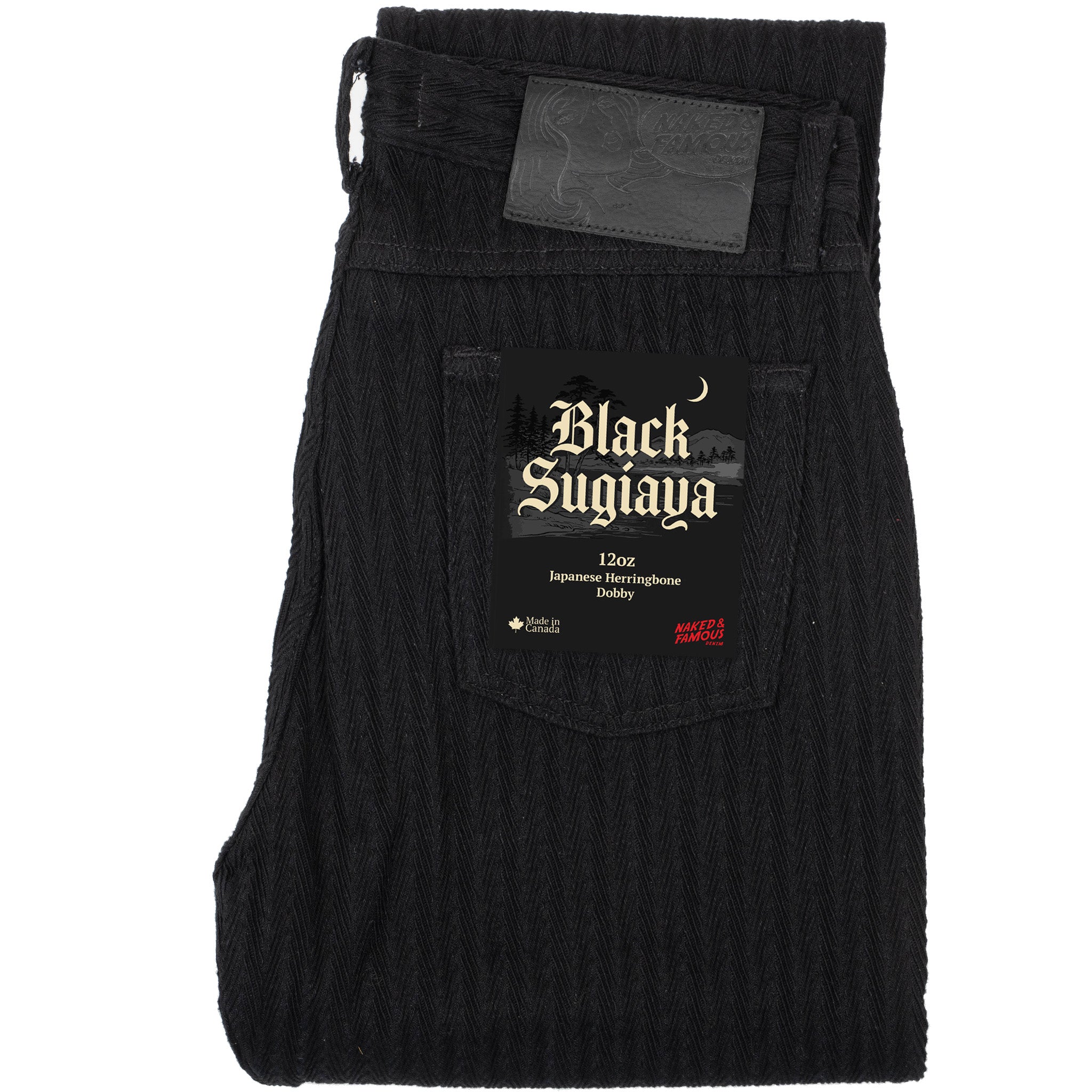 Weird Guy - Black Sugiaya by Naked & Famous Denim