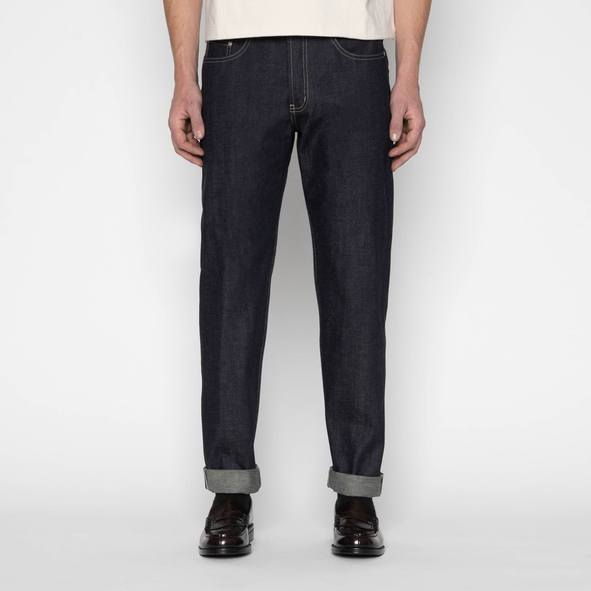 Easy Guy - Fox Fibre Green Weft by Naked & Famous Denim