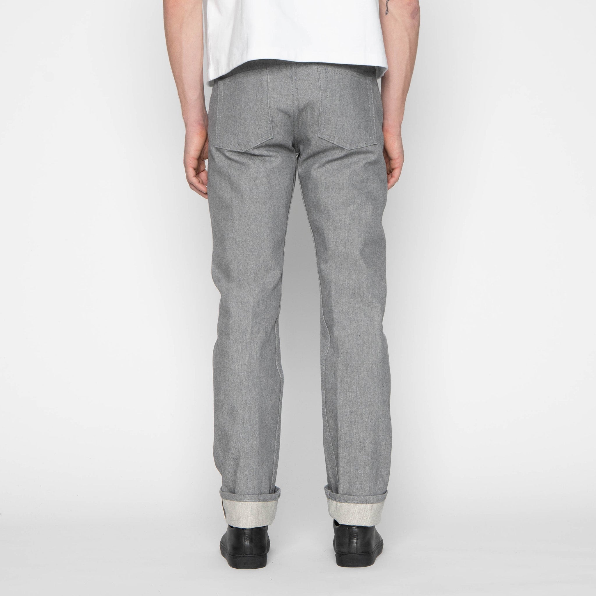 Weird Guy - Heather Grey Selvedge by Naked & Famous Denim