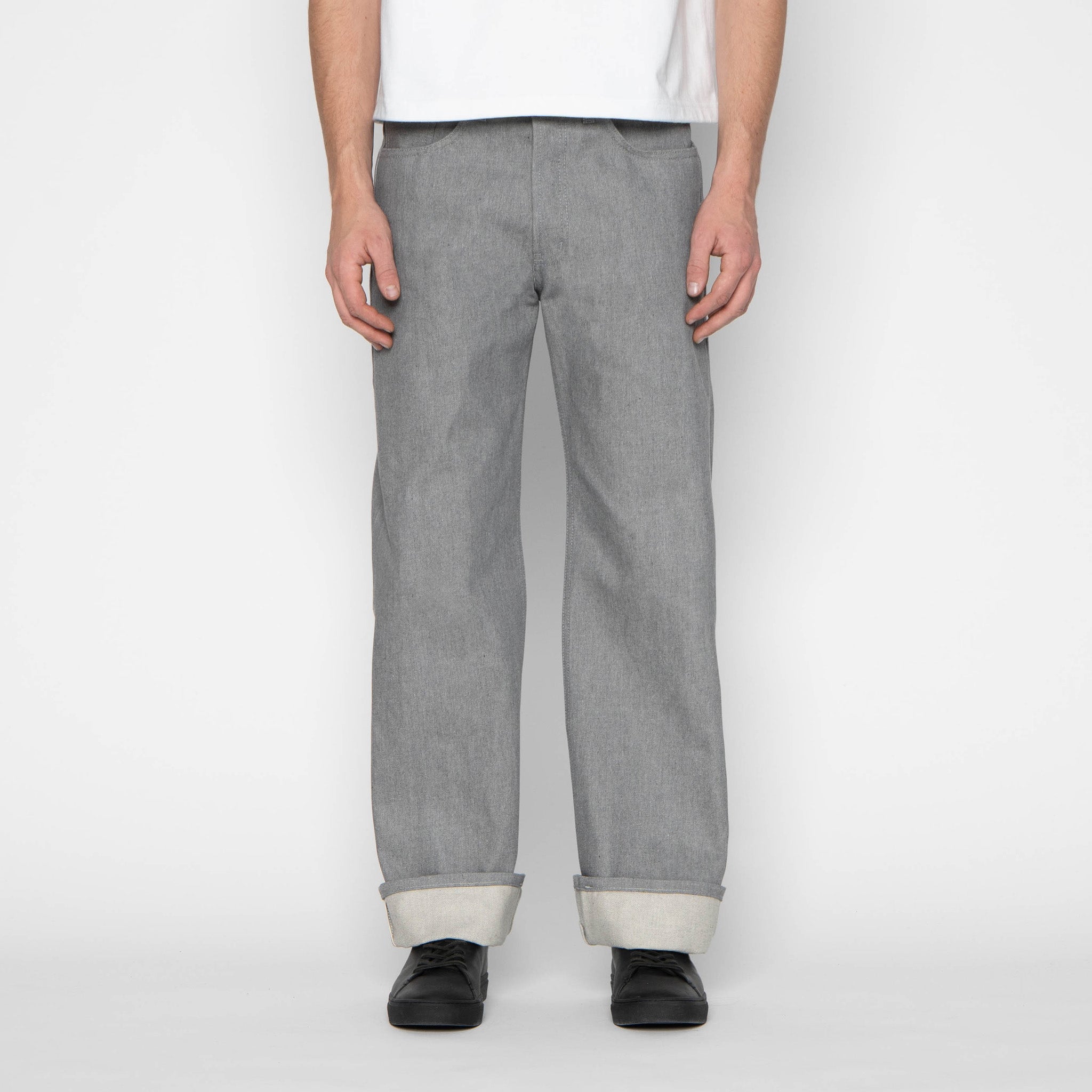 Strong Guy - Heather Grey Selvedge by Naked & Famous Denim