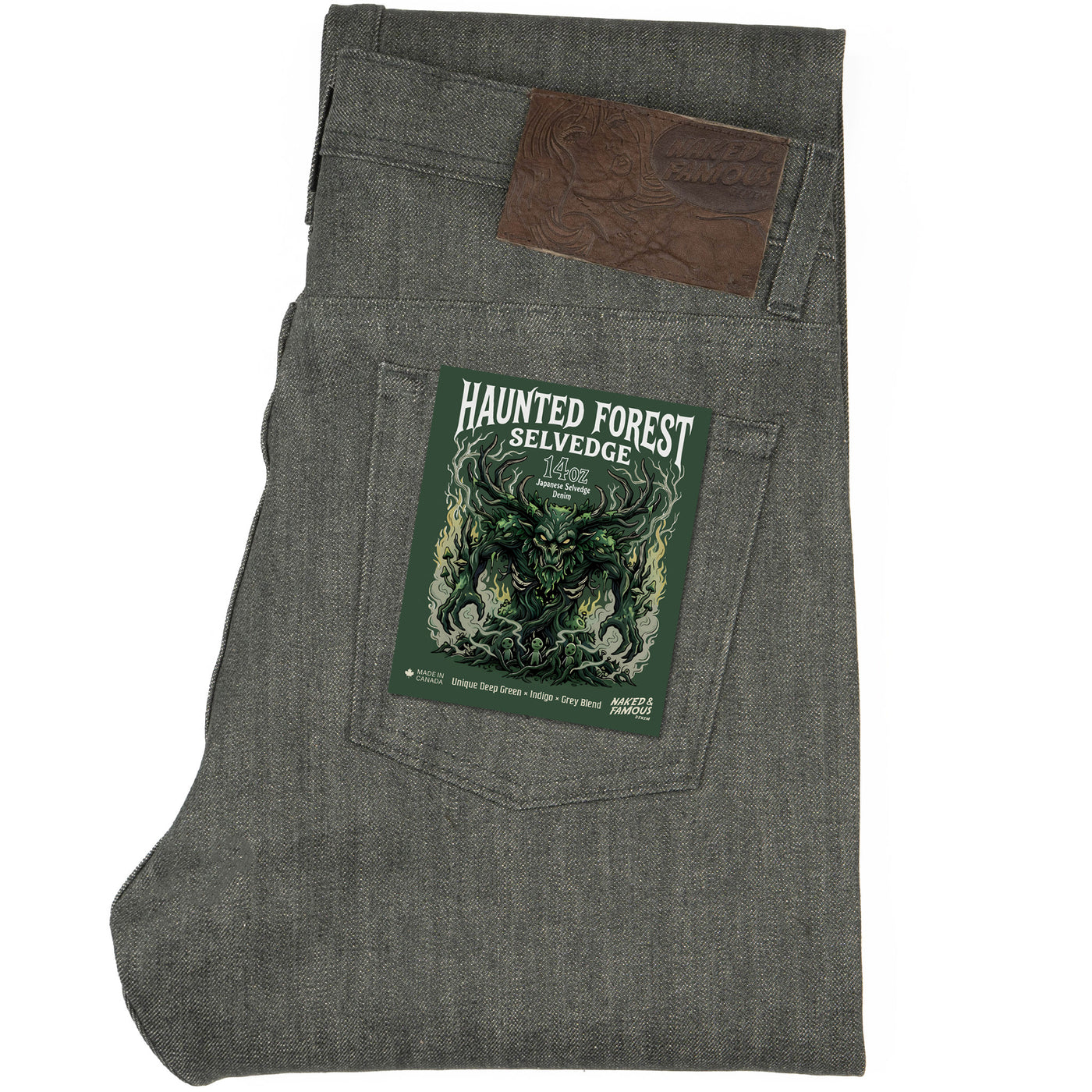 Weird Guy - Haunted Forest Selvedge by Naked & Famous Denim
