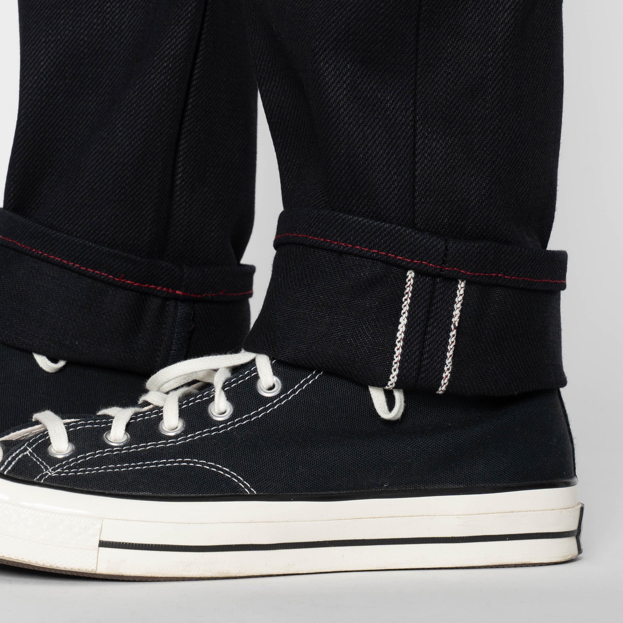 Weird Guy - Blood Brothers Selvedge - Indigo x Black by Naked & Famous Denim