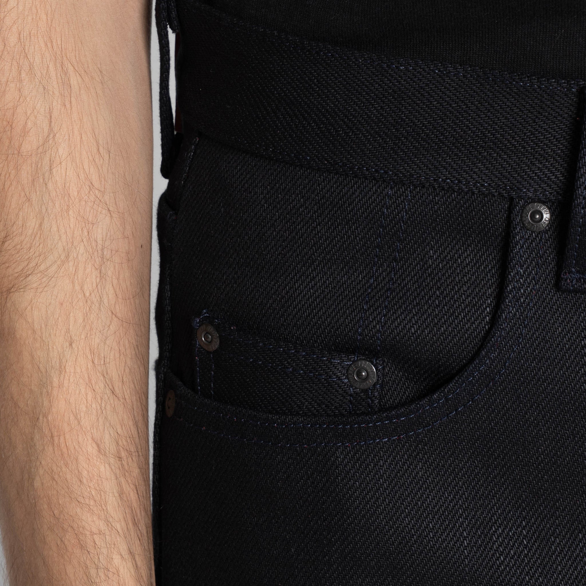 Easy Guy - Blood Brothers Selvedge - Indigo x Black by Naked & Famous Denim