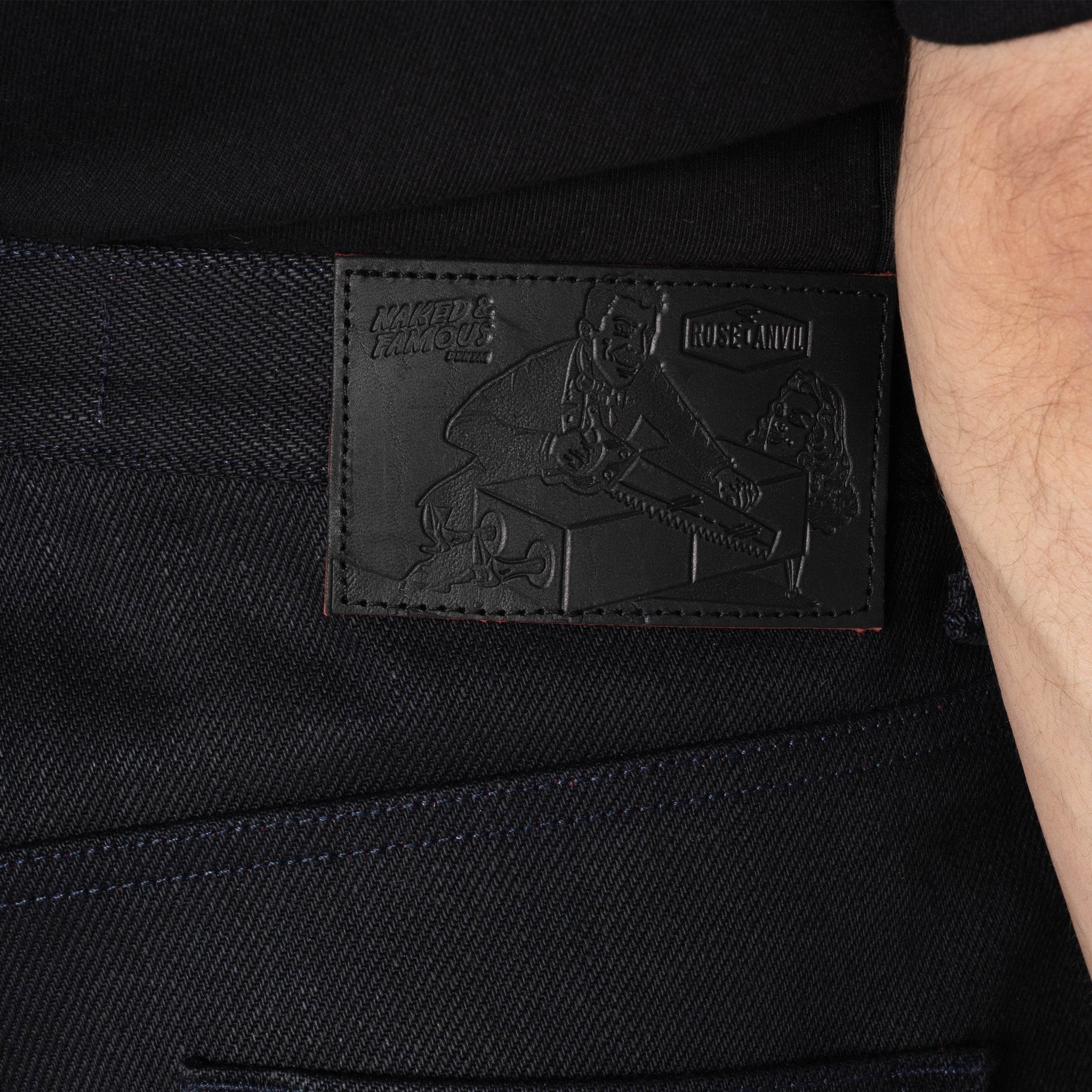 Easy Guy - Blood Brothers Selvedge - Indigo x Black by Naked & Famous Denim