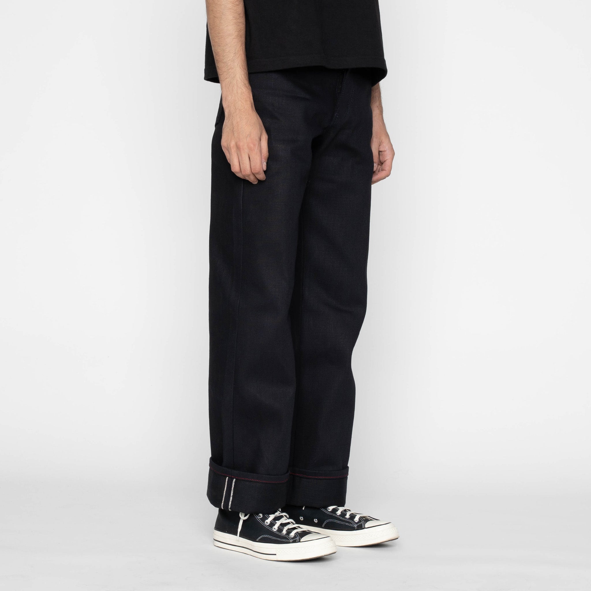 Strong Guy - Blood Brothers Selvedge - Indigo x Black by Naked & Famous Denim