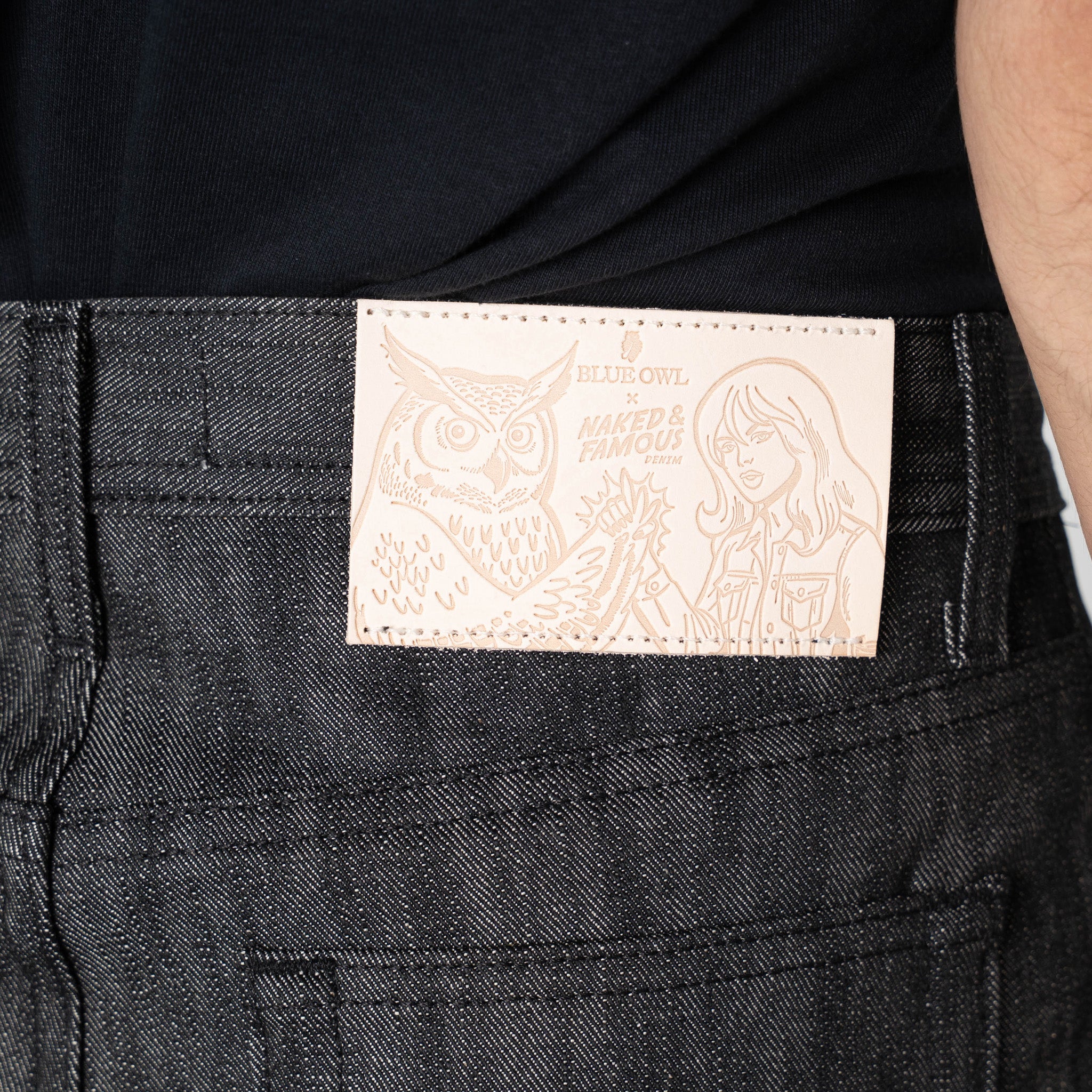 Weird Guy - Double Capsule - Black Warp / White Weft Selvedge by Naked & Famous Denim