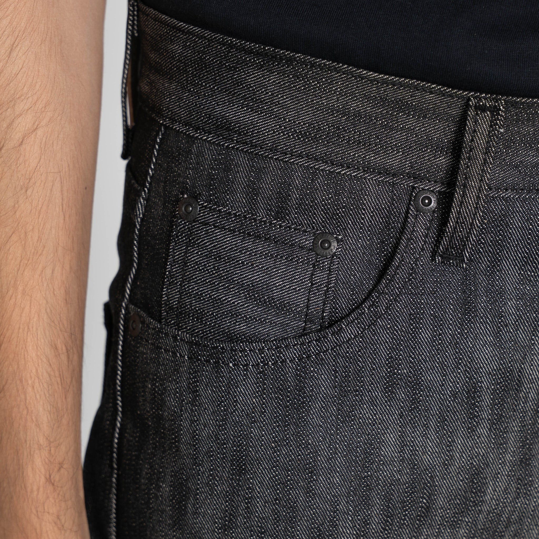 Strong Guy - Double Capsule -Black Warp / White Weft Selvedge by Naked & Famous Denim