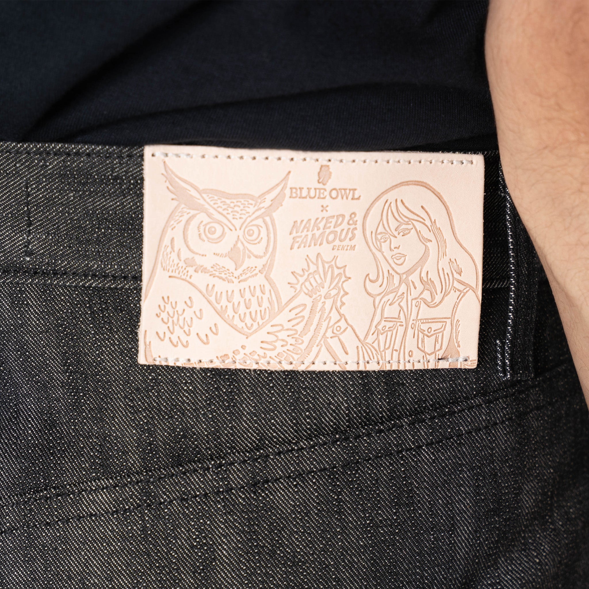 Strong Guy - Double Capsule -Black Warp / White Weft Selvedge by Naked & Famous Denim
