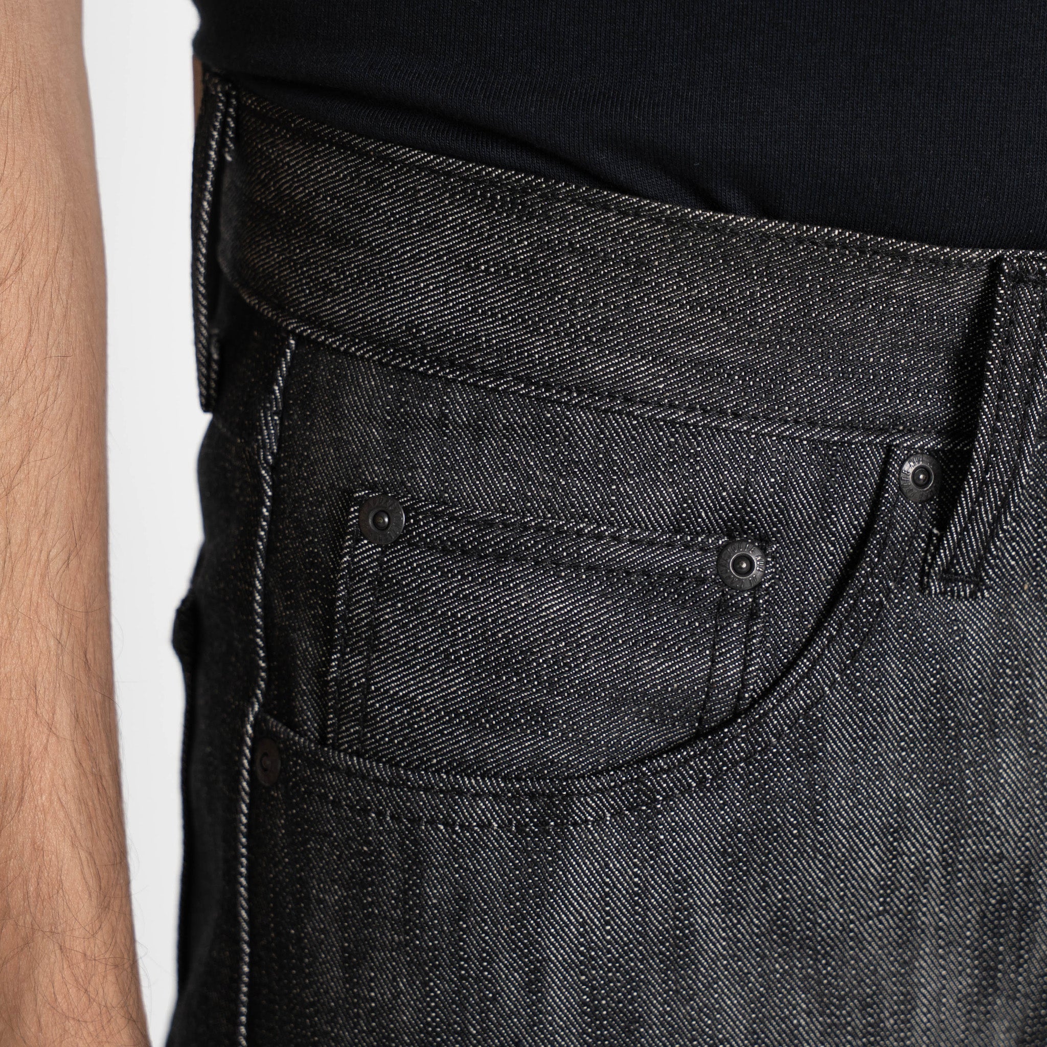 True Guy - Double Capsule - Black Warp / White Weft Selvedge by Naked & Famous Denim