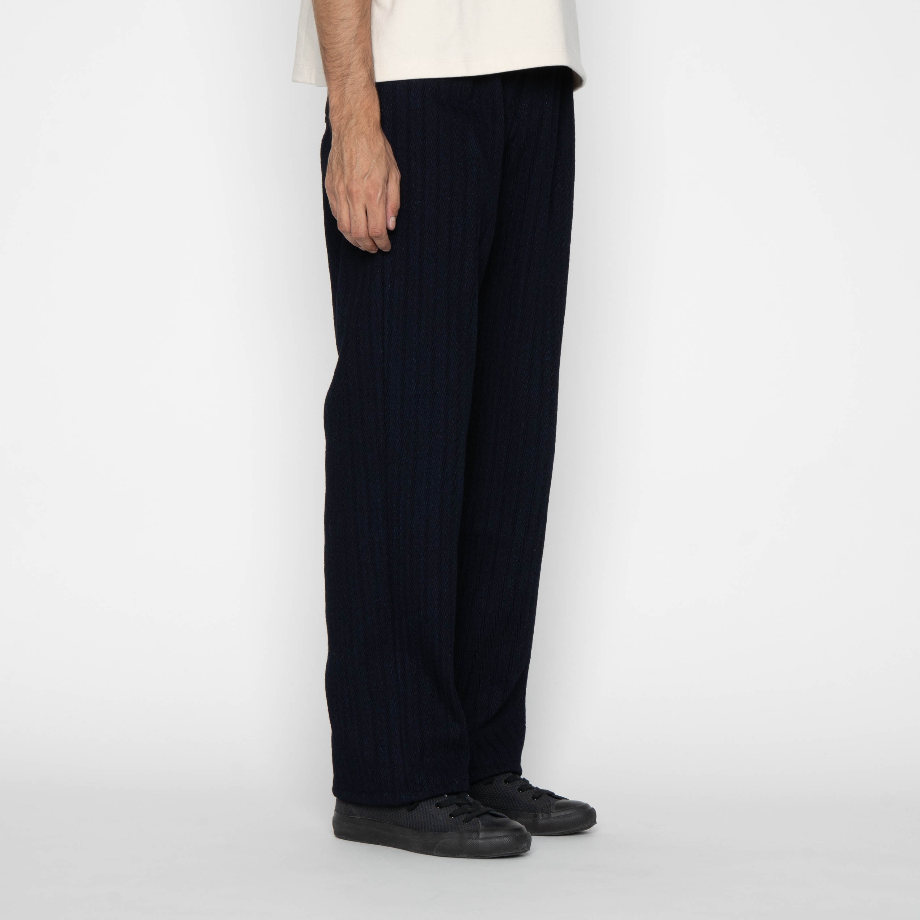 Pleated Trouser - Indigo Sugiaya - Indigo by Naked & Famous Denim