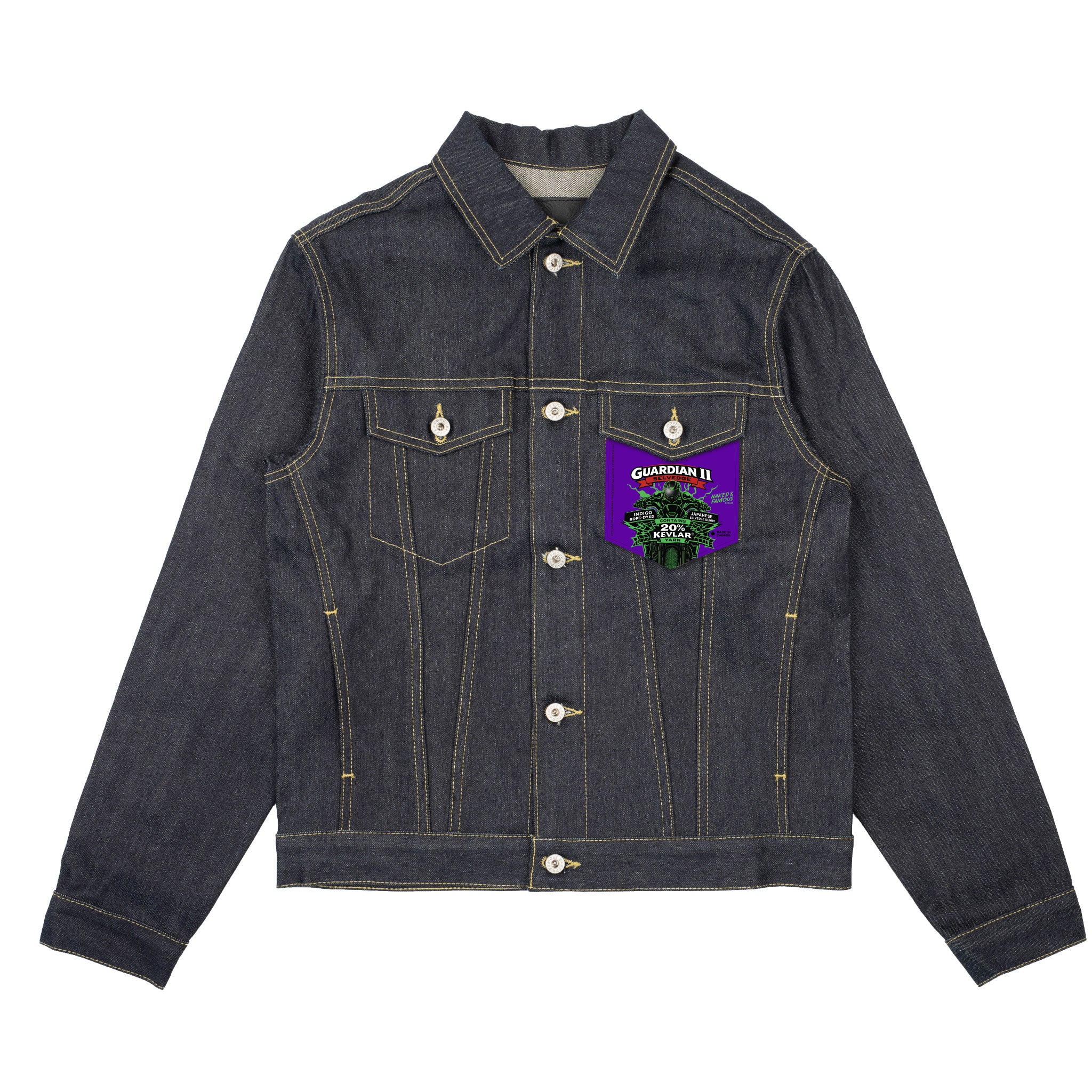 Denim Jacket - Guardian 2 Selvedge by Naked & Famous Denim