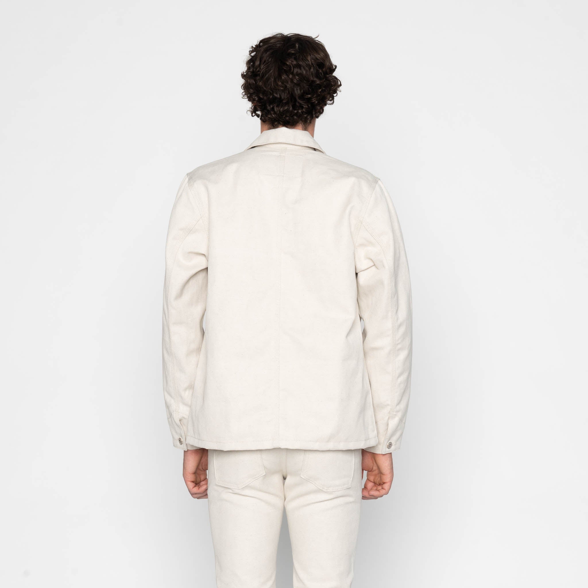 Chore Coat - Tabi Selvedge - Off White by Naked & Famous Denim