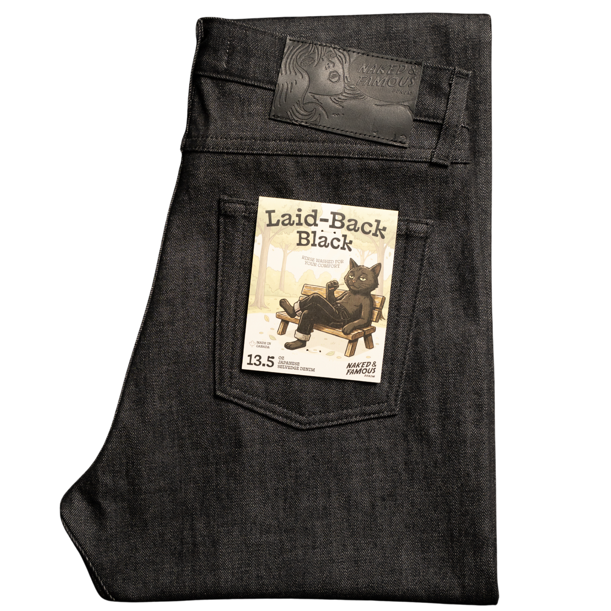True Guy - Laid-Back Black by Naked & Famous Denim