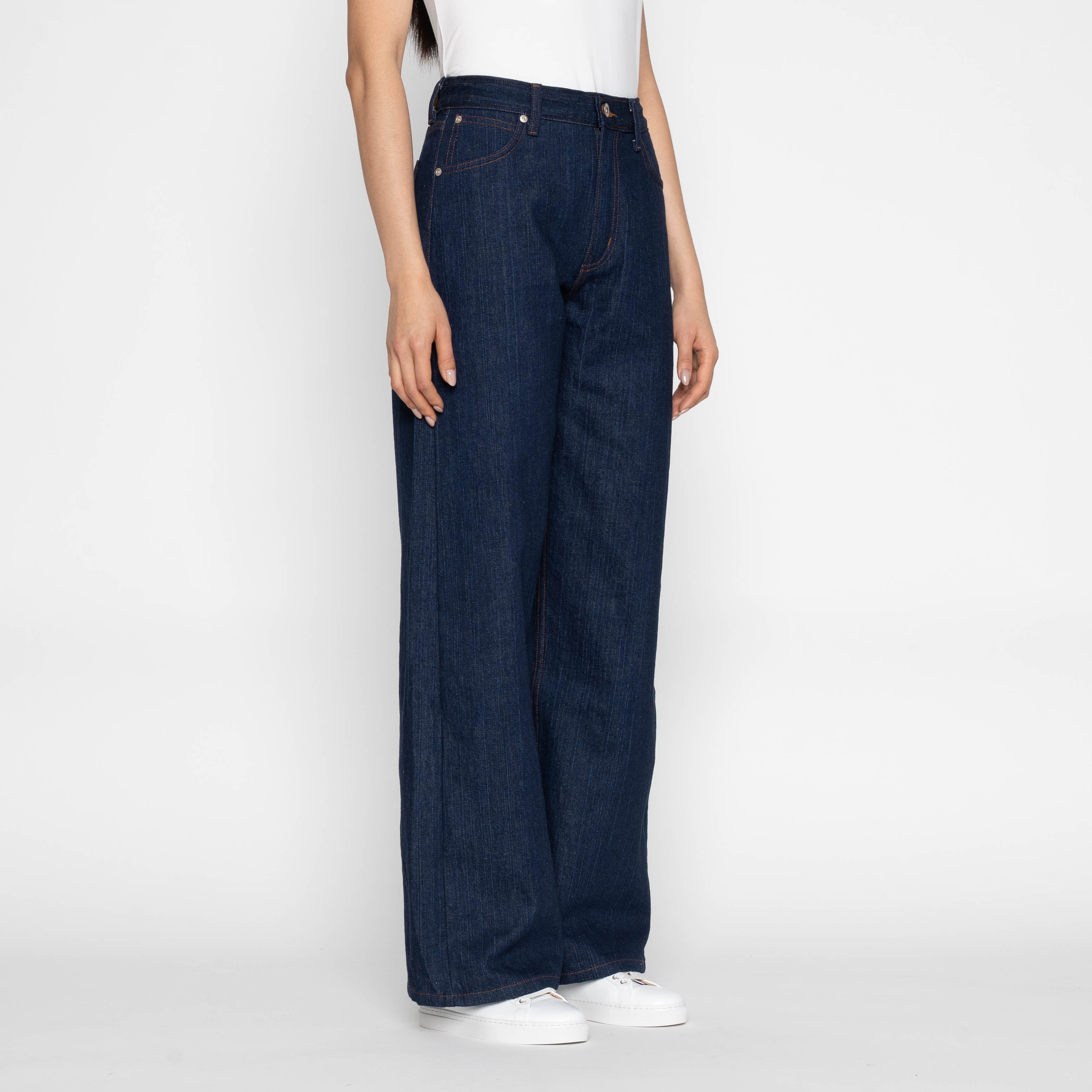 Wide Wild West - Vertical Slub Denim by Naked & Famous Denim
