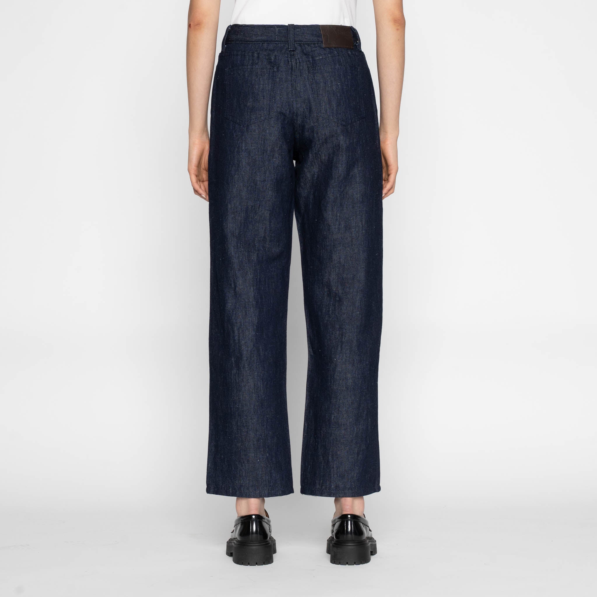 Bestie - Linen Blend Denim - Indigo by Naked & Famous Denim