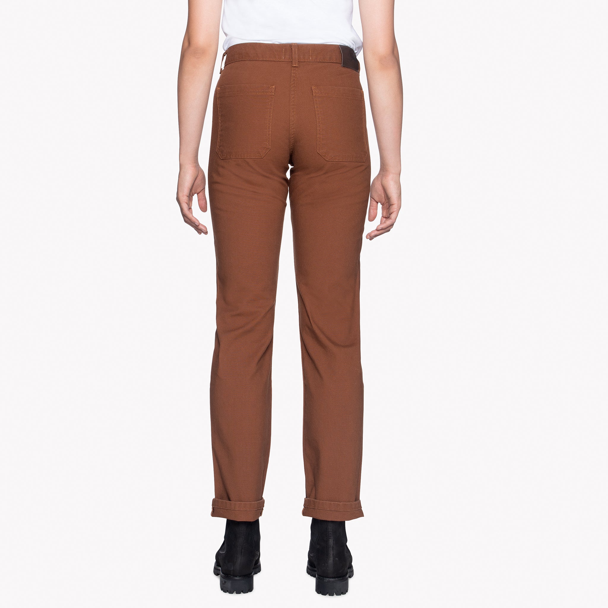 Fatigue Pant - Brick Canvas by Naked & Famous Denim