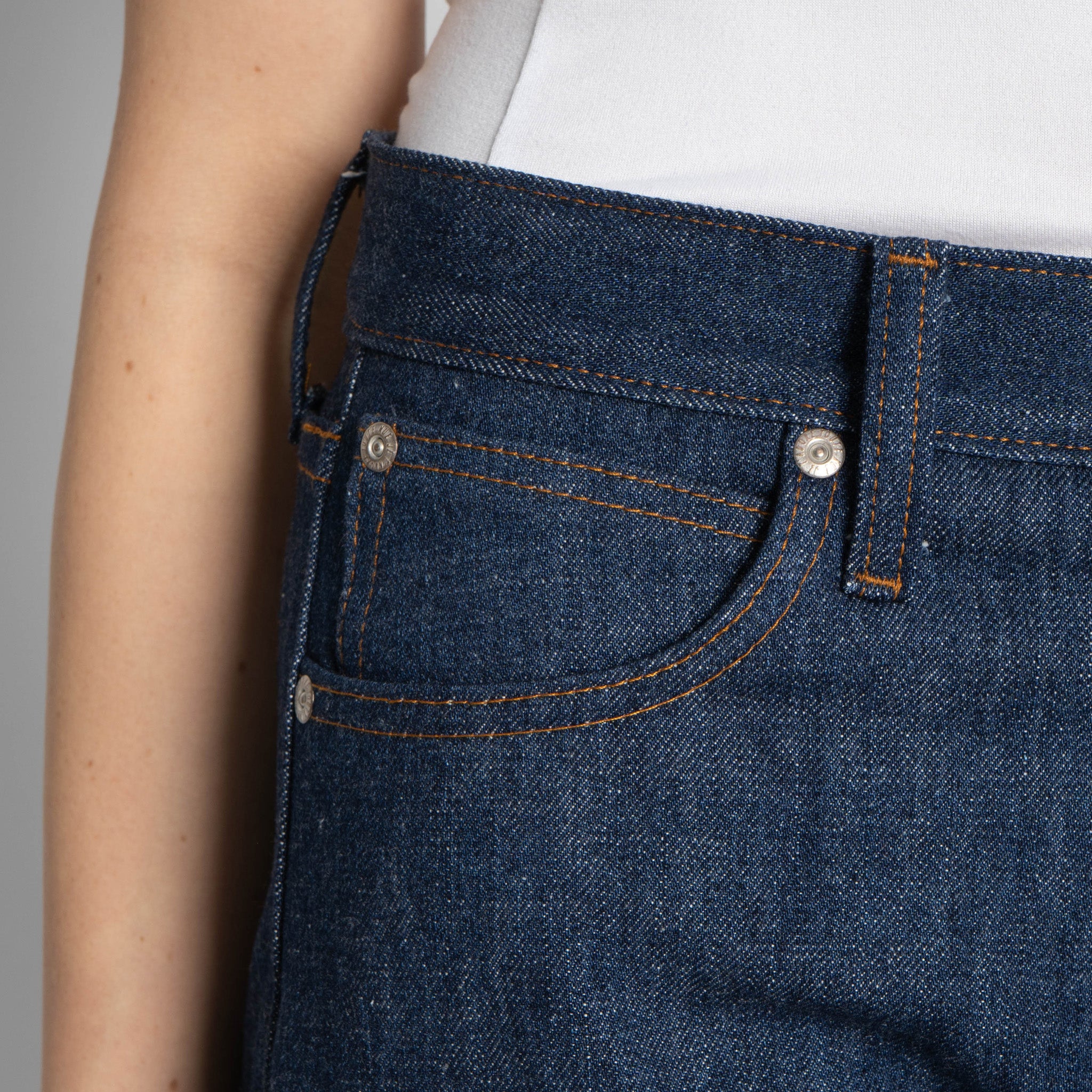 Wide Wild West - Archive Blue by Naked & Famous Denim