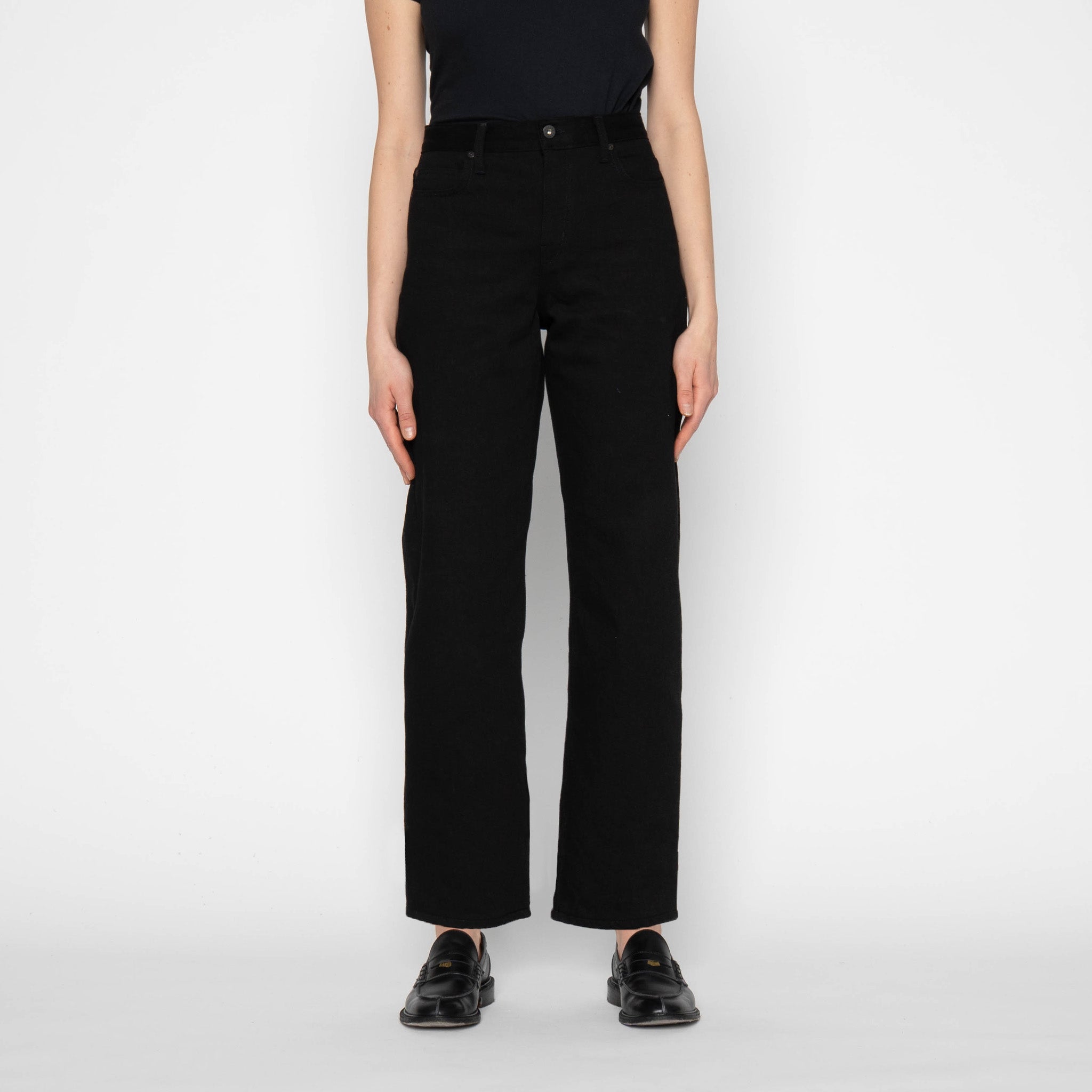 Bestie - Shadow Black - Black by Naked & Famous Denim