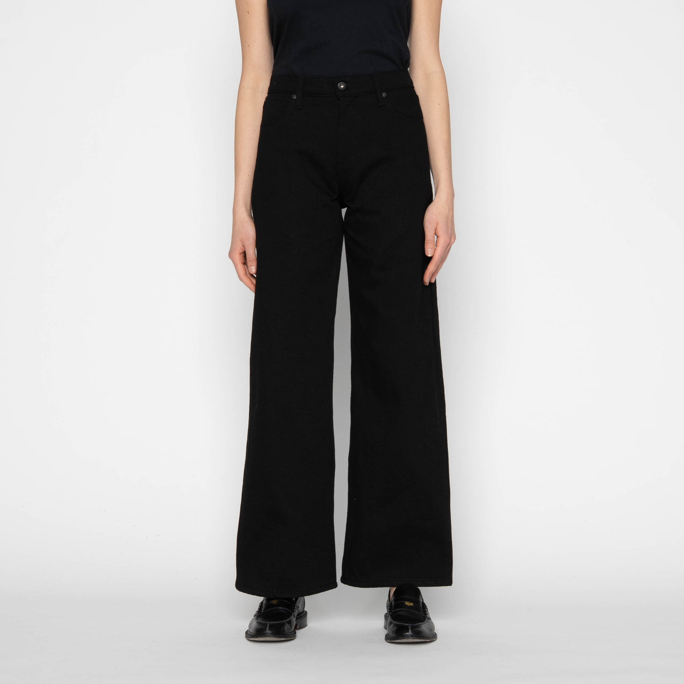 Wide Wild West - Shadow Black by Naked & Famous Denim