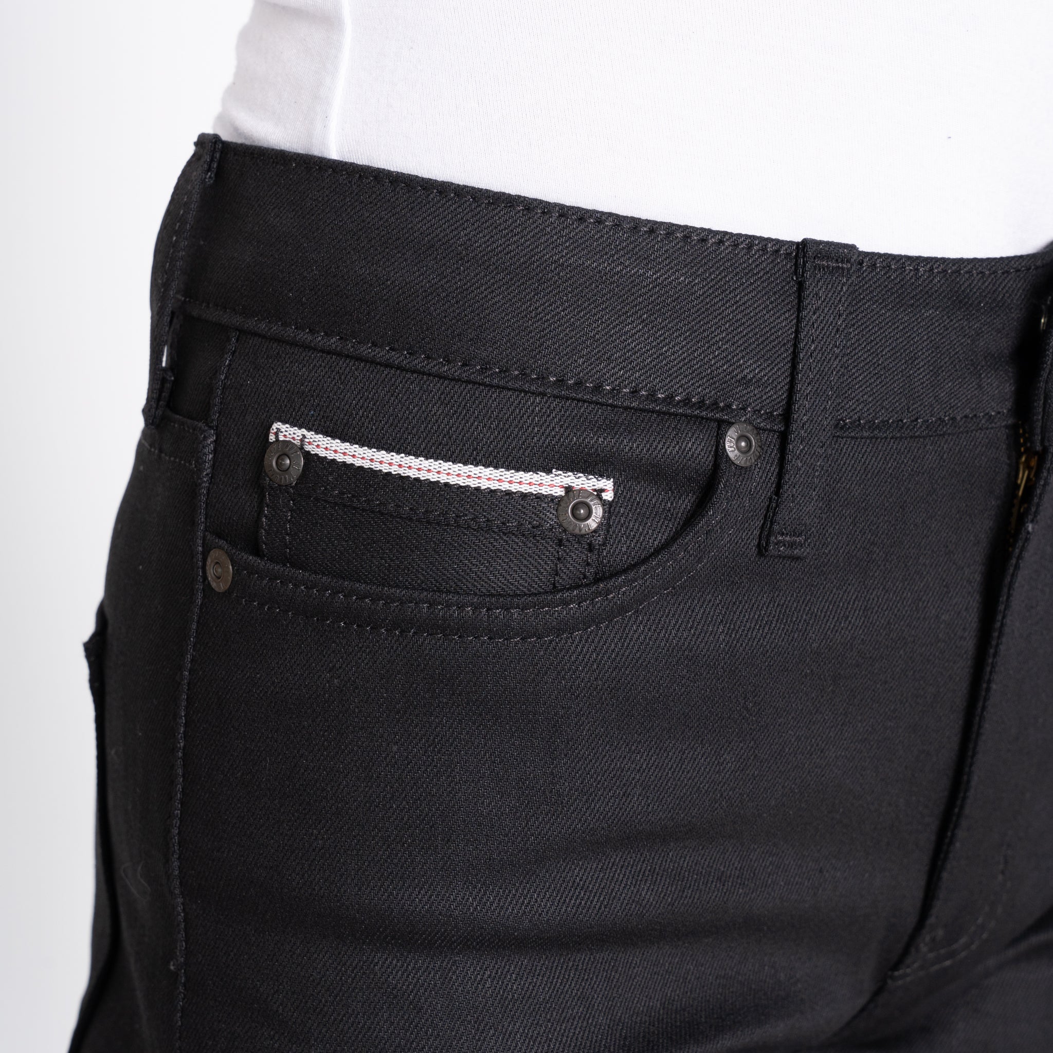 High Skinny - Black Cobra Stretch Selvedge by Naked & Famous Denim