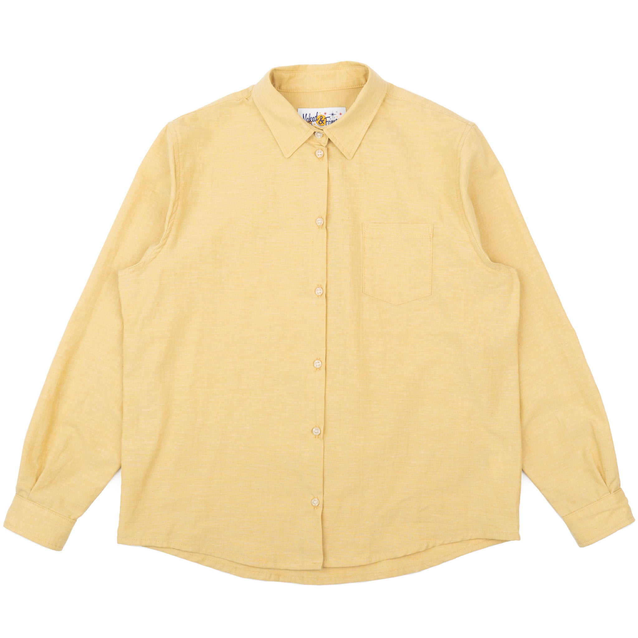 Judy Shirt - Selvedge Chambray - Yellow by Naked & Famous Denim