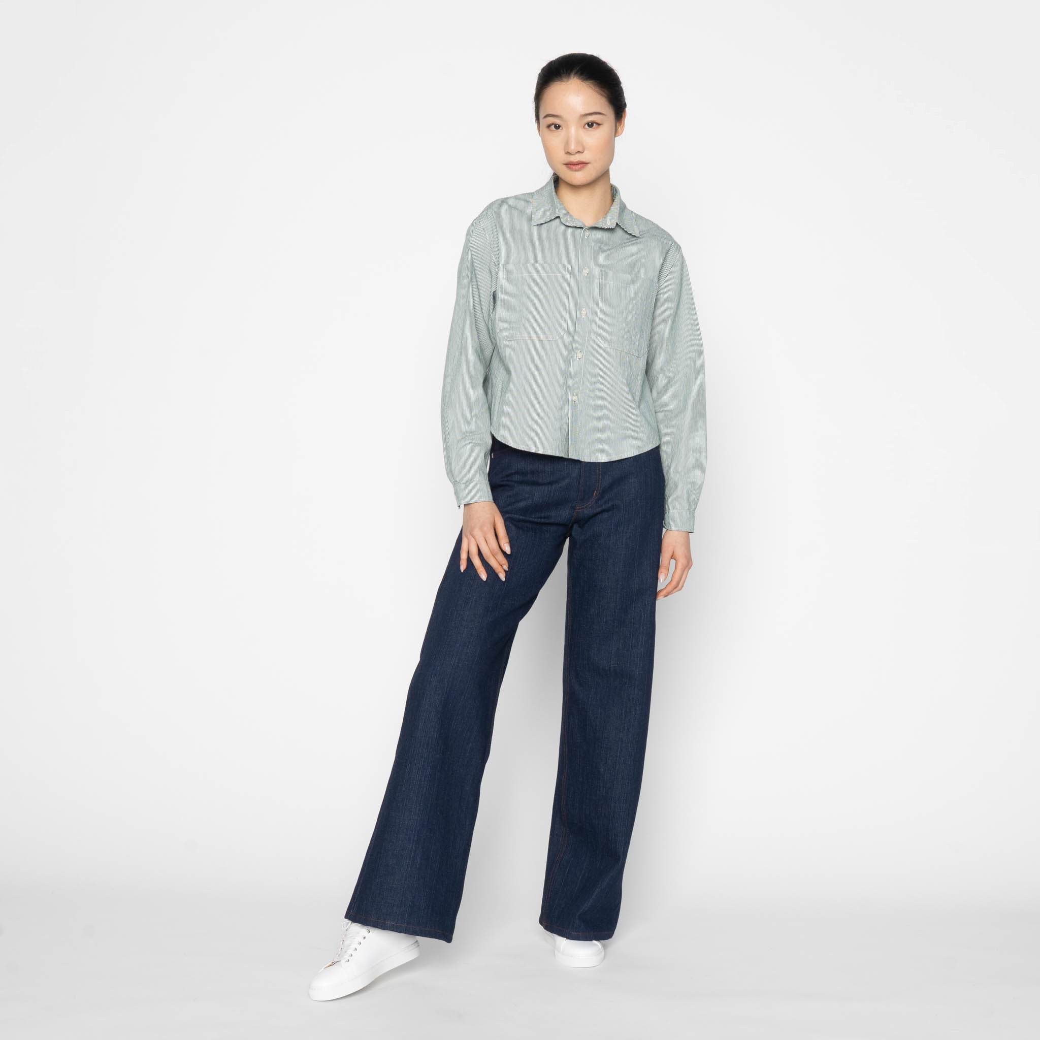 Wide Wild West - Vertical Slub Denim by Naked & Famous Denim