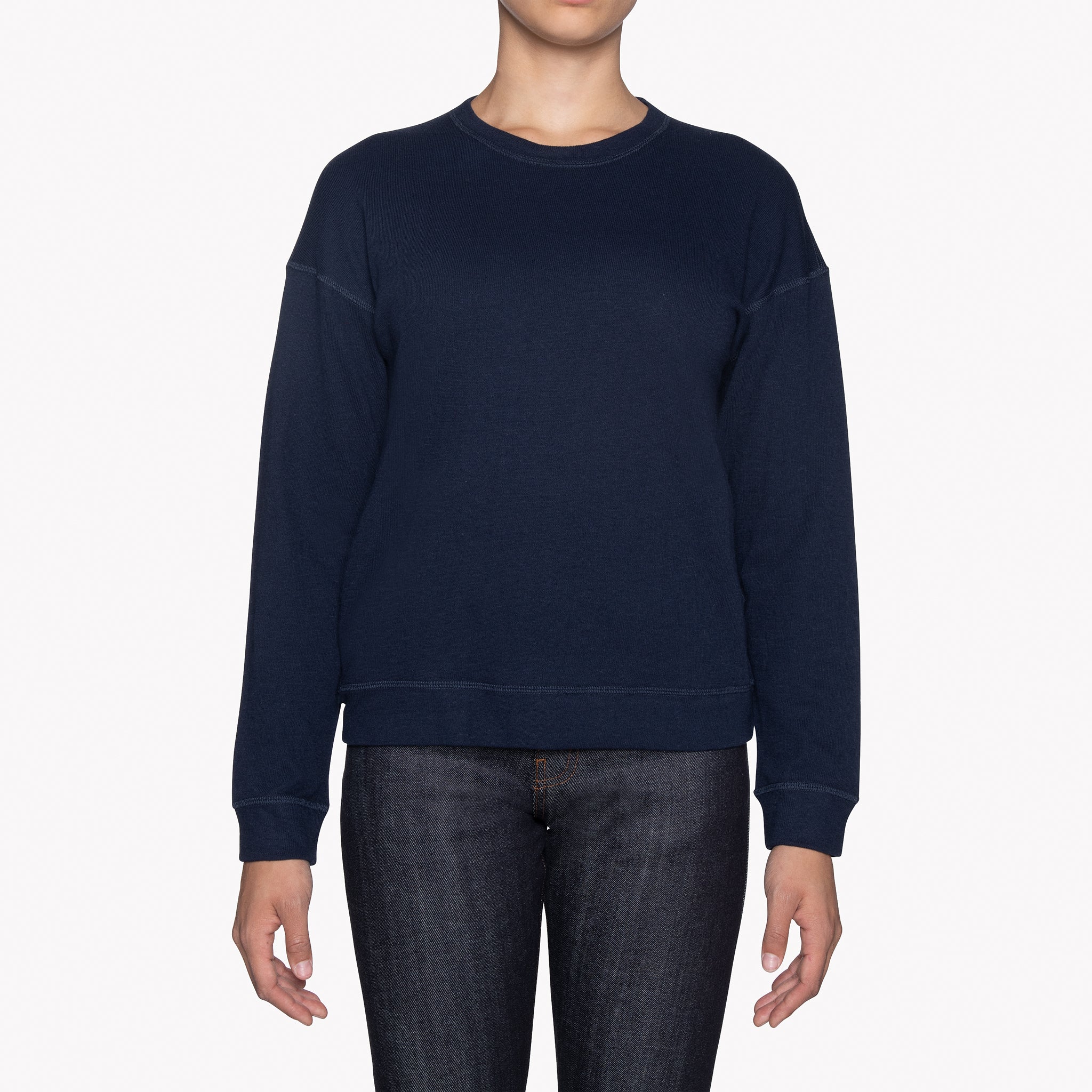 Weekend Crew - Vintage Doubleface - Navy by Naked & Famous Denim