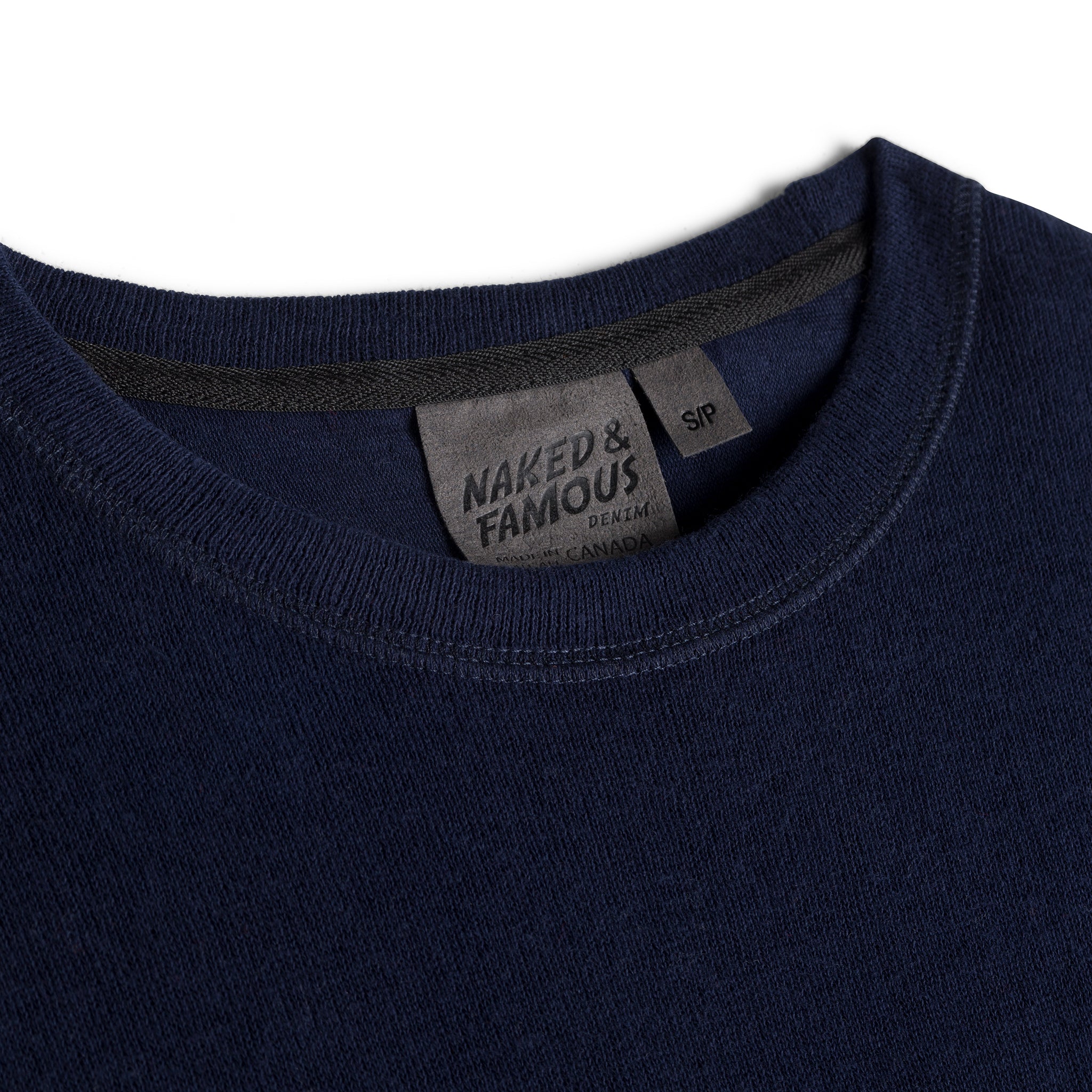 Weekend Crew - Vintage Doubleface - Navy by Naked & Famous Denim