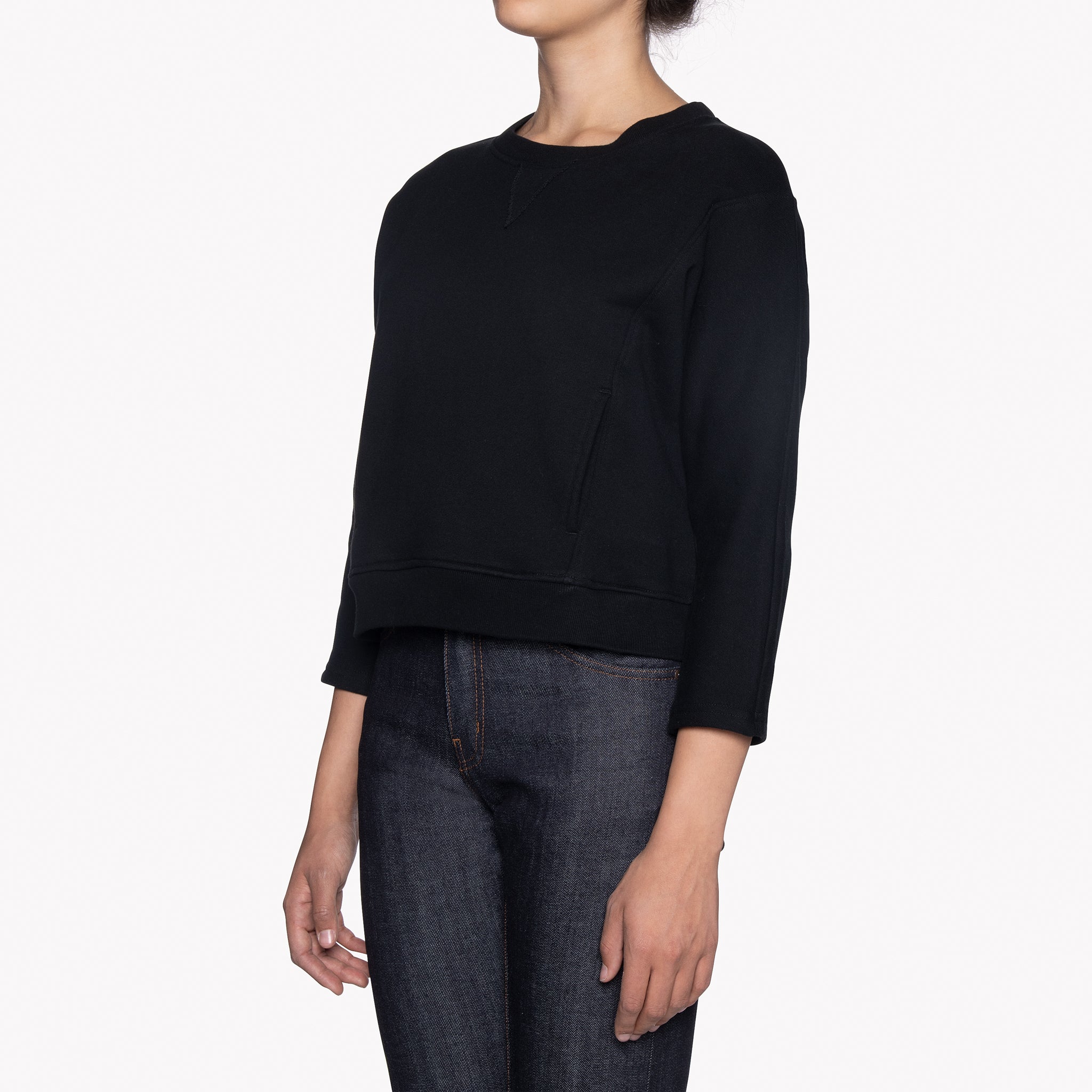 Smart Crew - Terry - Black by Naked & Famous Denim