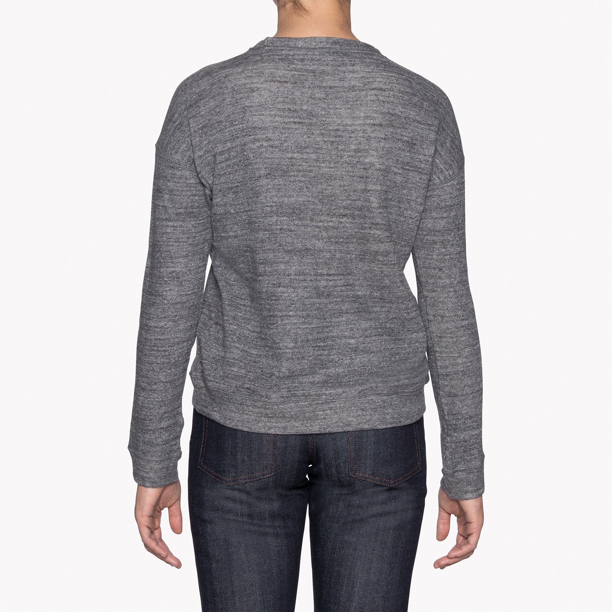 Weekend Crew - Vintage Doubleface - Charcoal by Naked & Famous Denim