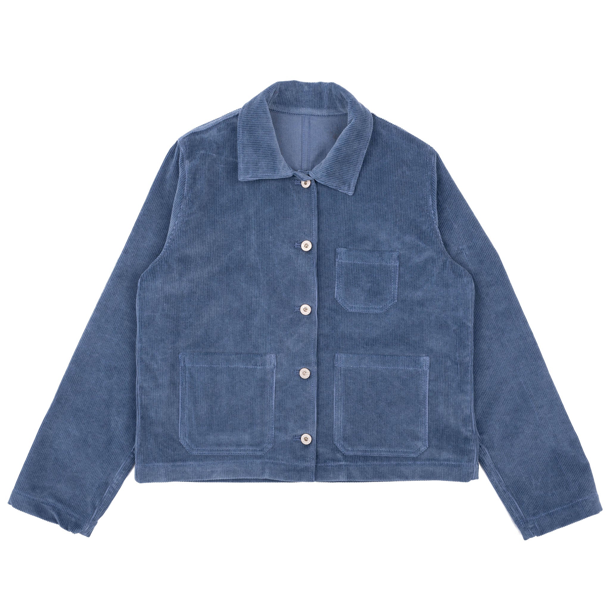 Gracie Jacket - Organic Faded Corduroy - Indigo by Naked & Famous Denim