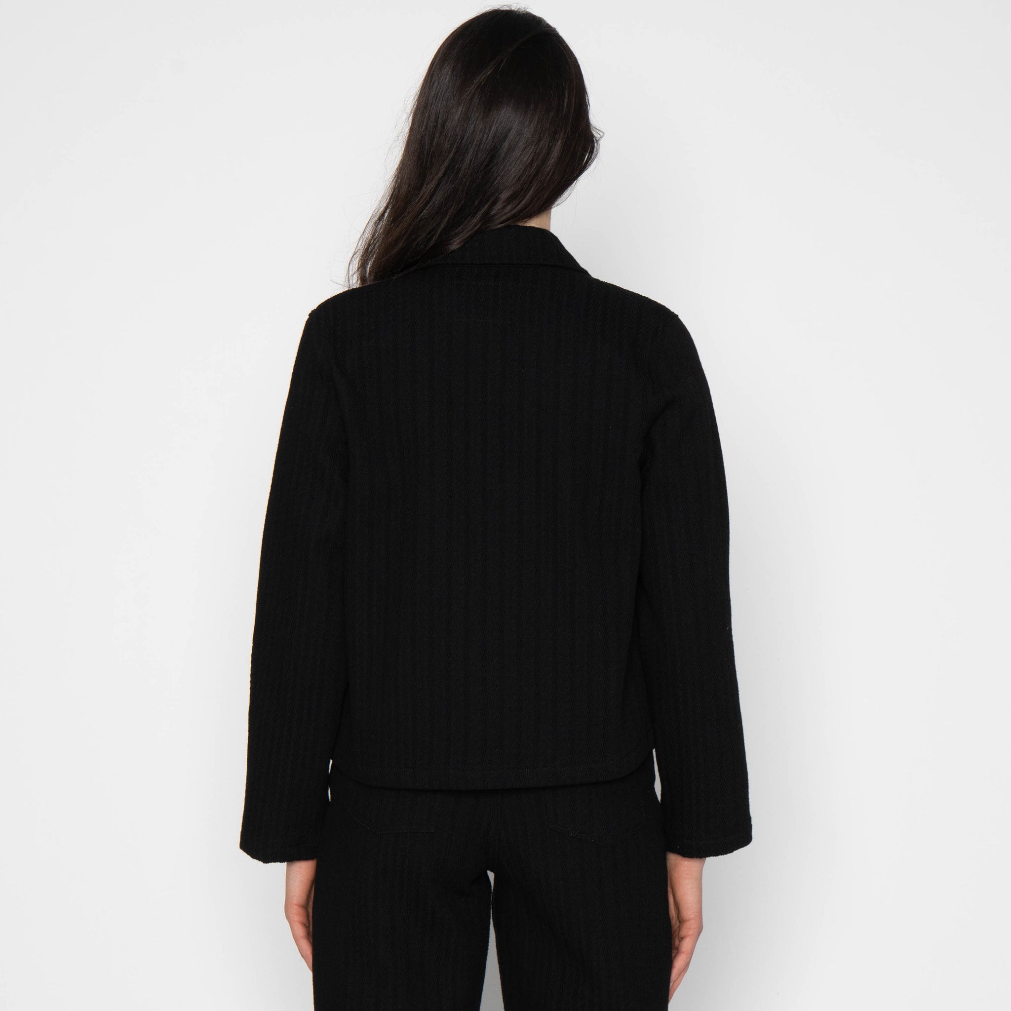 Gracie Jacket - Black Sugiaya by Naked & Famous Denim