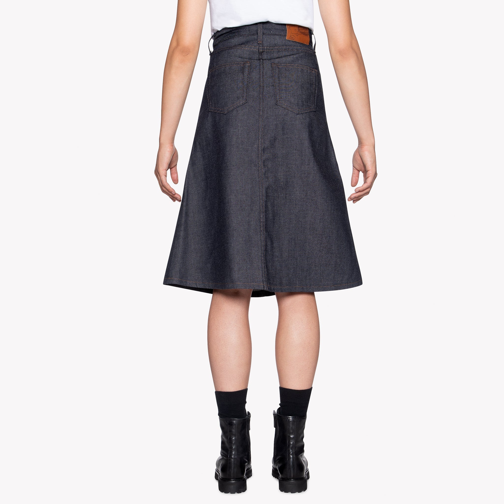 Denim Skirt - Dark Indigo by Naked & Famous Denim